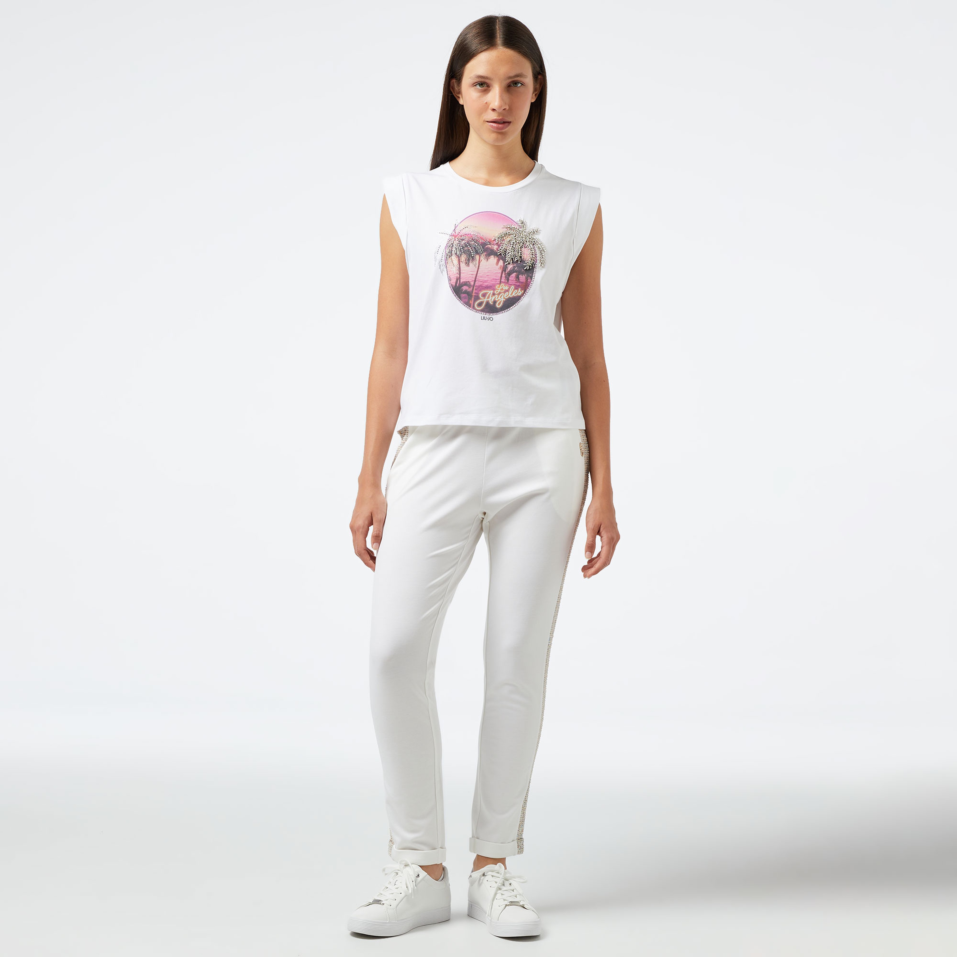 Liu Jo Kadın Beyaz T-Shirt