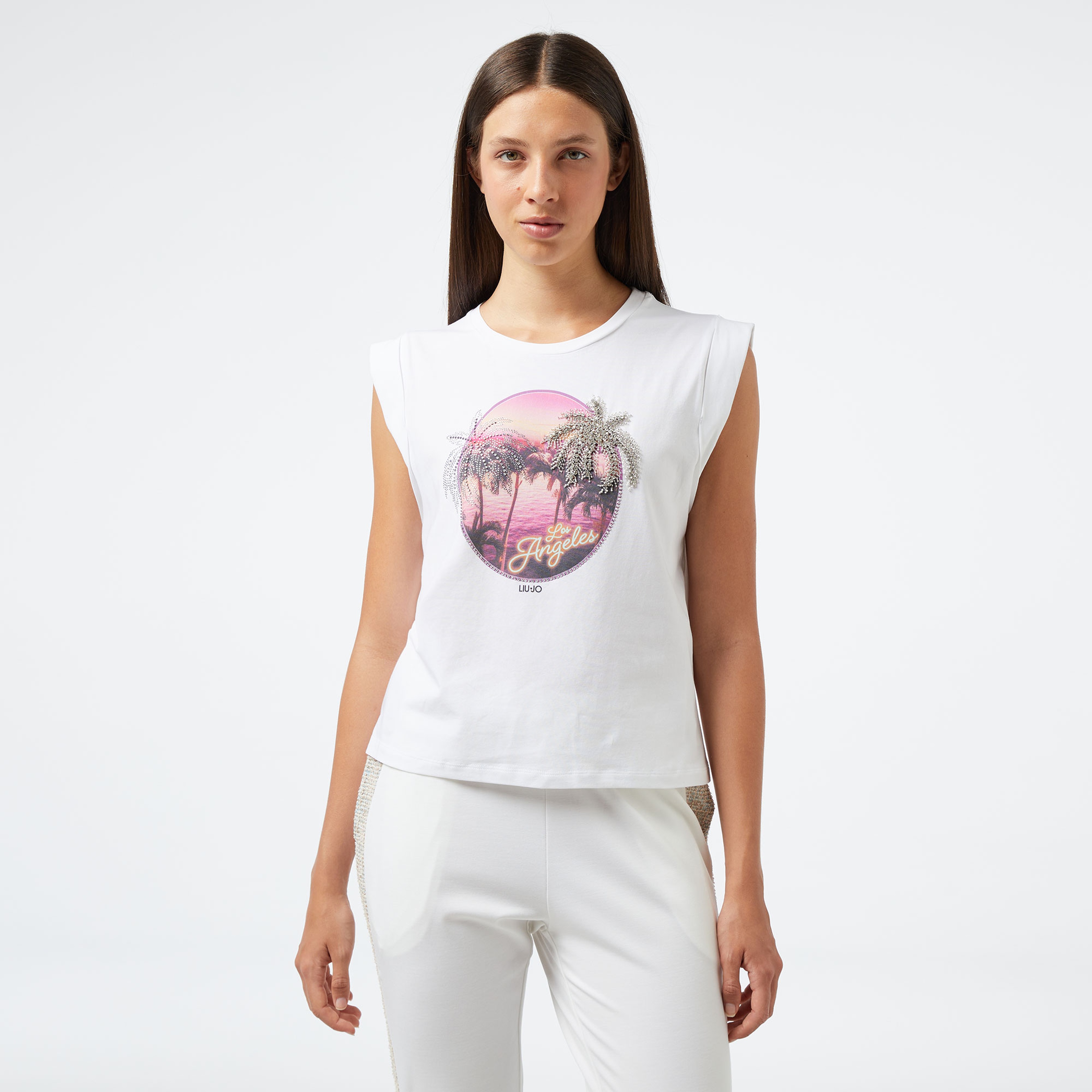 Liu Jo Kadın Beyaz T-Shirt