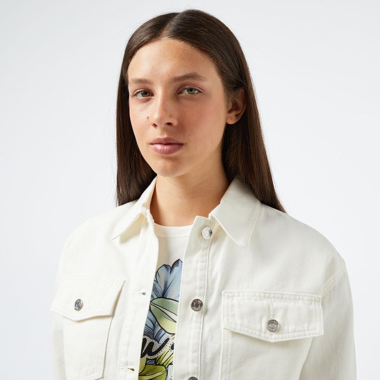 Liu Jo Kadın Beyaz Ceket