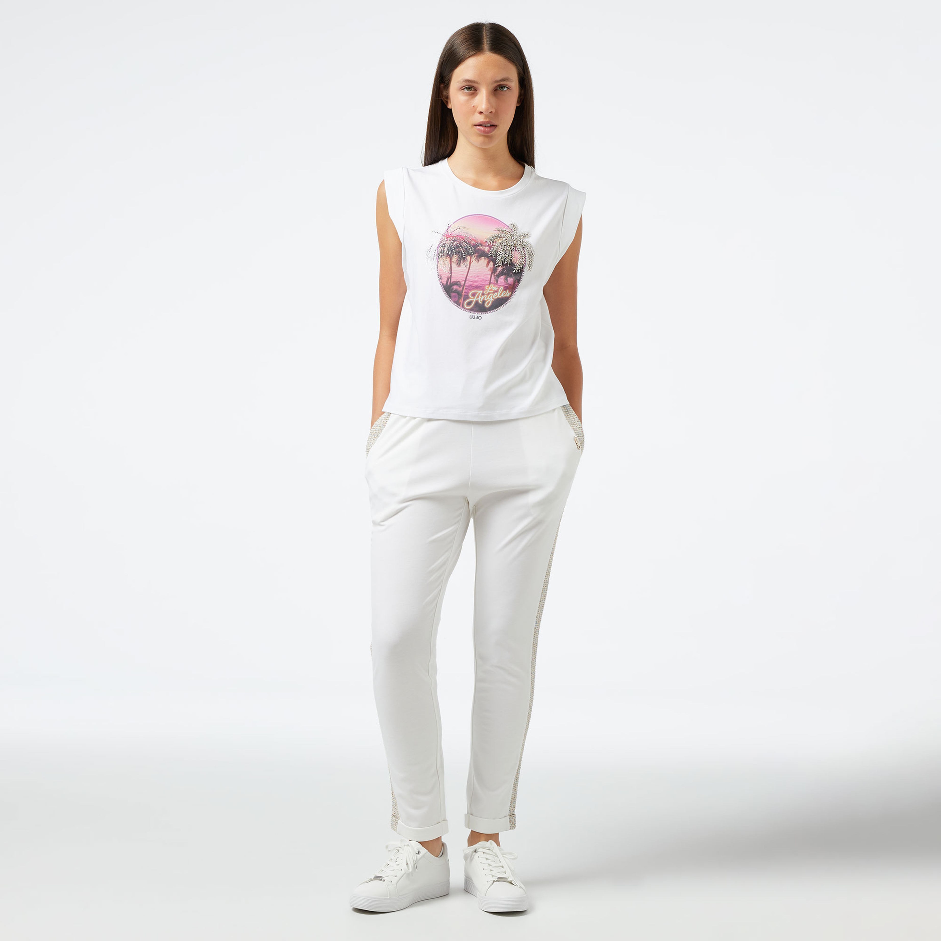 Liu Jo Kadın Bej Pantolon