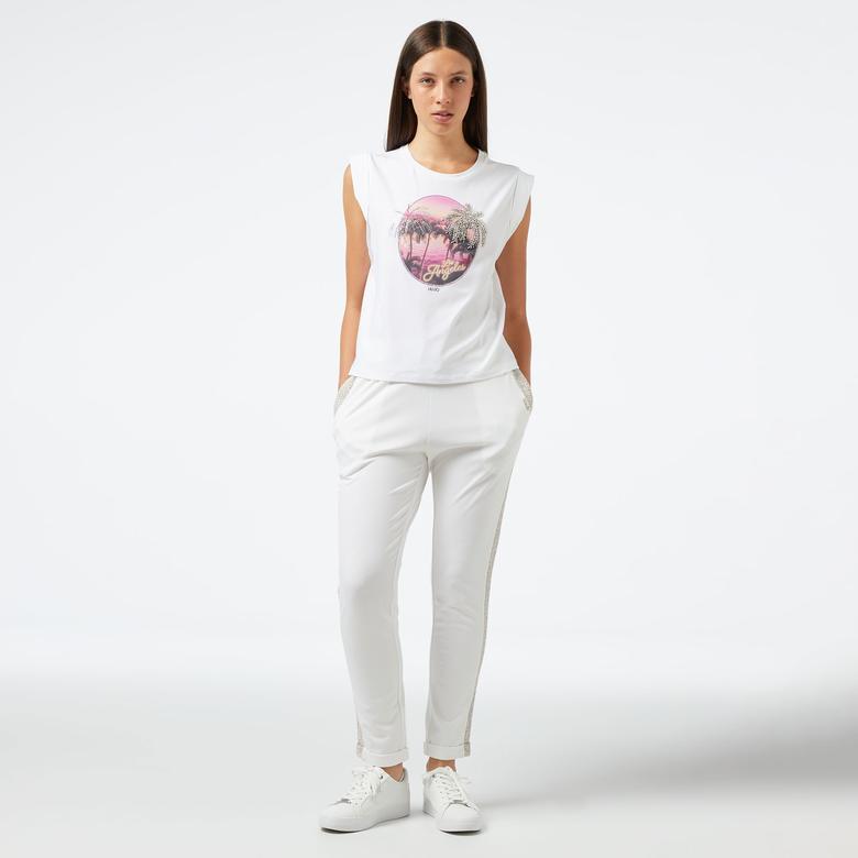 Liu Jo Kadın Bej Pantolon