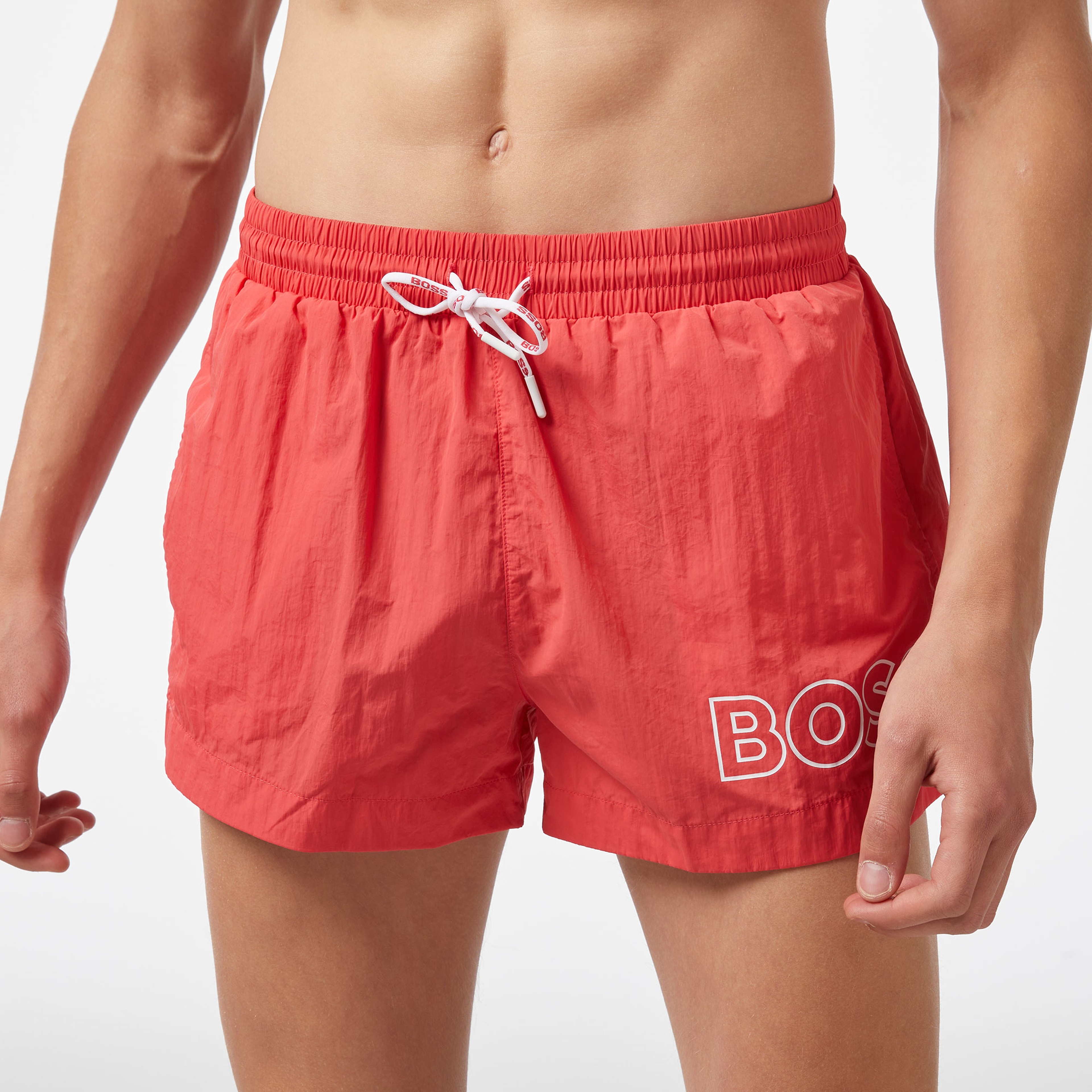 Boss Erkek Kırmızı Mayo Şort