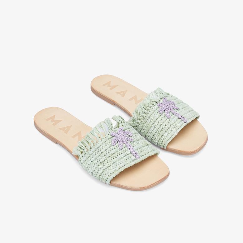 Manebi Kadın Yeşil Sneaker