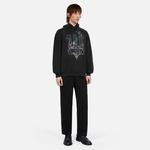 ERKEK SİYAH BASKILI SWEATSHIRT