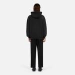 ERKEK SİYAH BASKILI SWEATSHIRT
