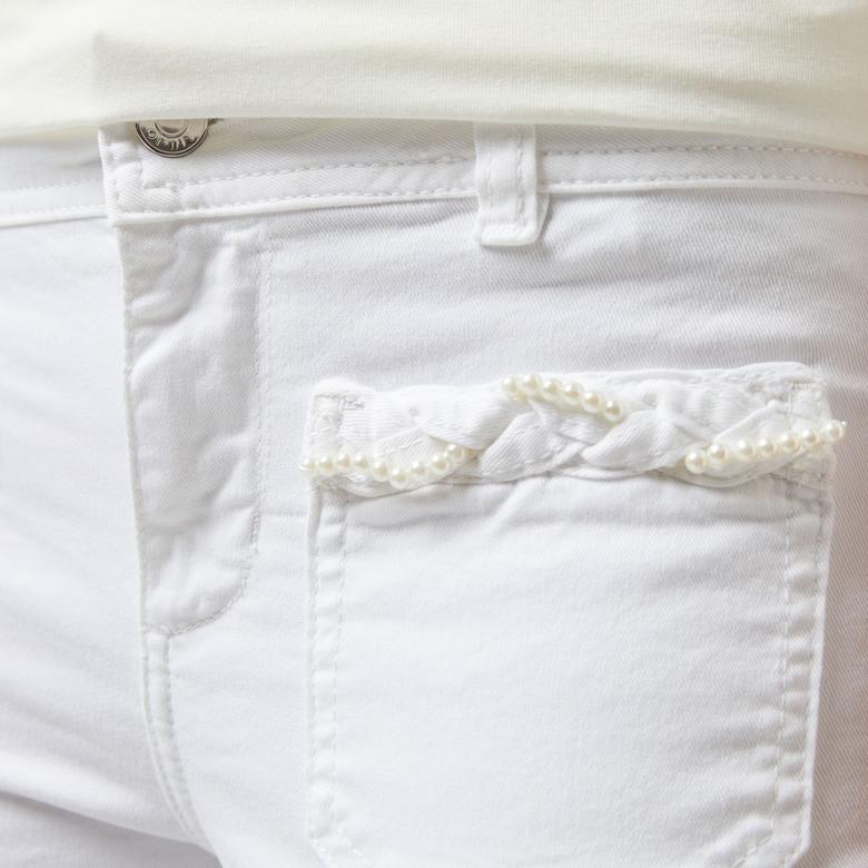 Liu Jo Kadın Bej Pantolon