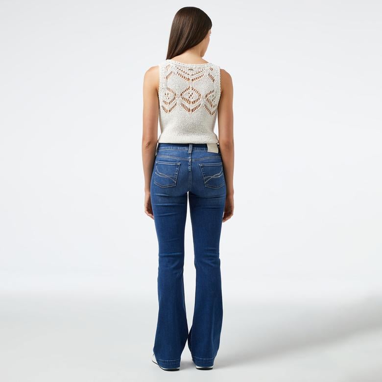 Liu Jo Kadın Lacivert Pantolon