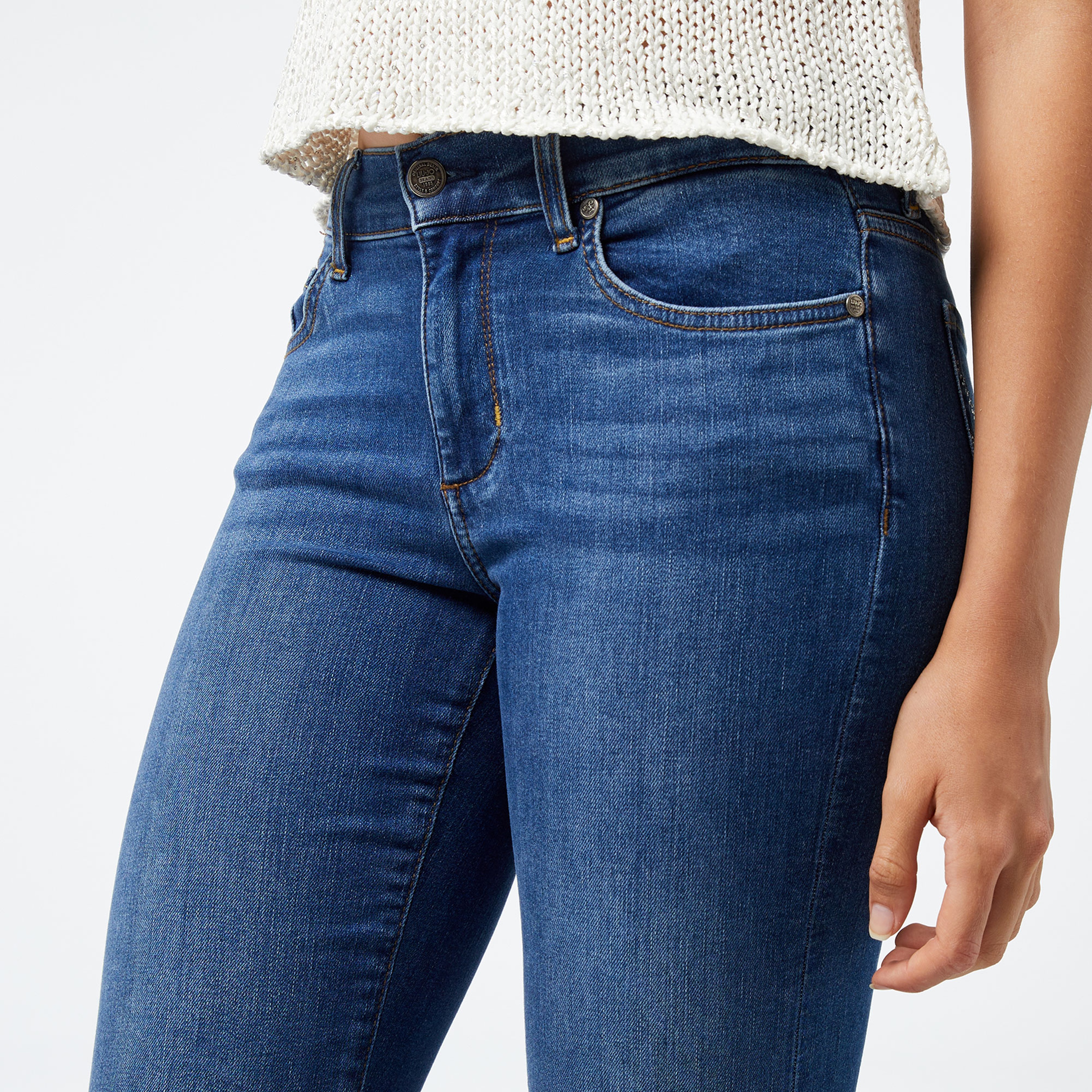 Liu Jo Kadın Lacivert Pantolon