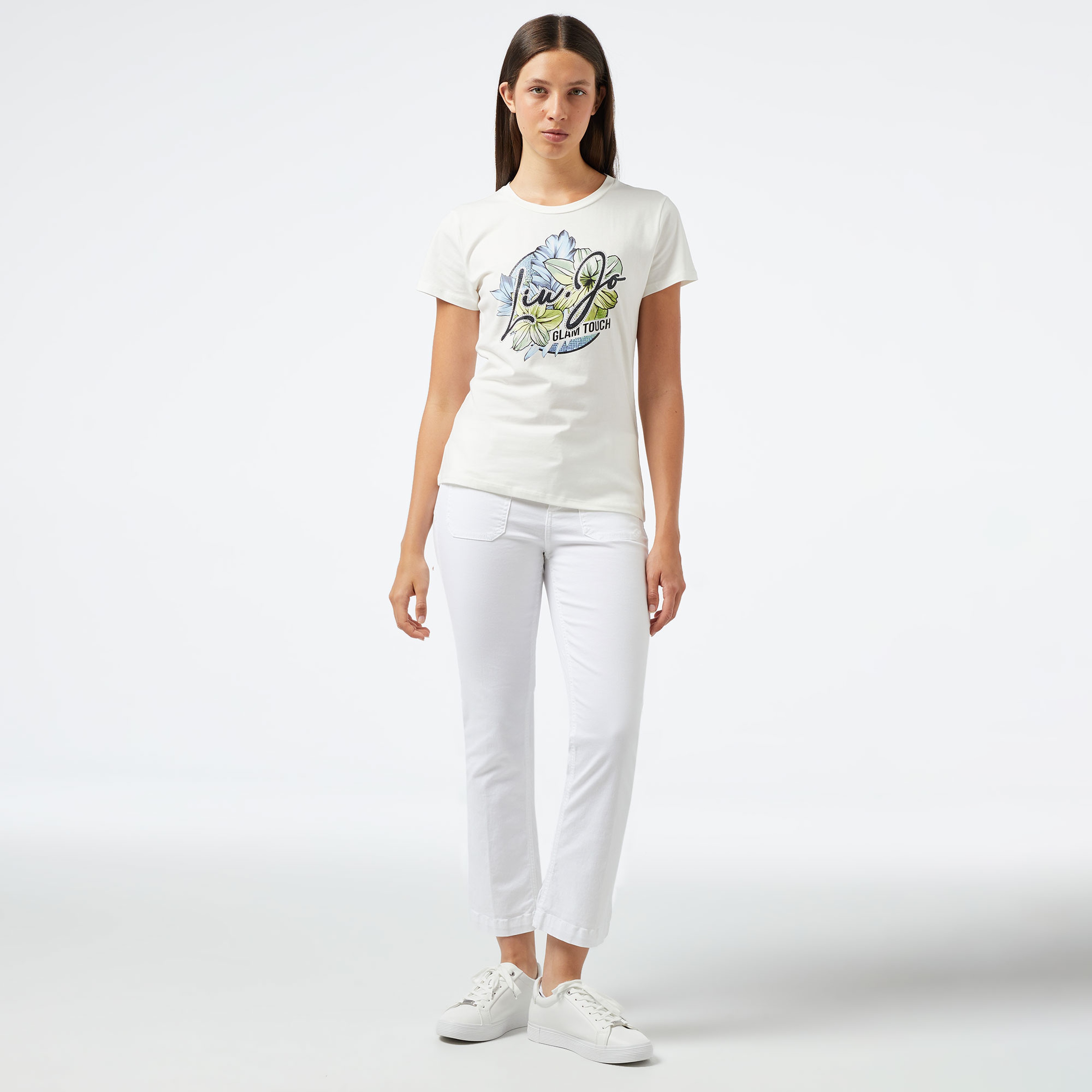 Liu Jo Kadın Beyaz T-Shirt