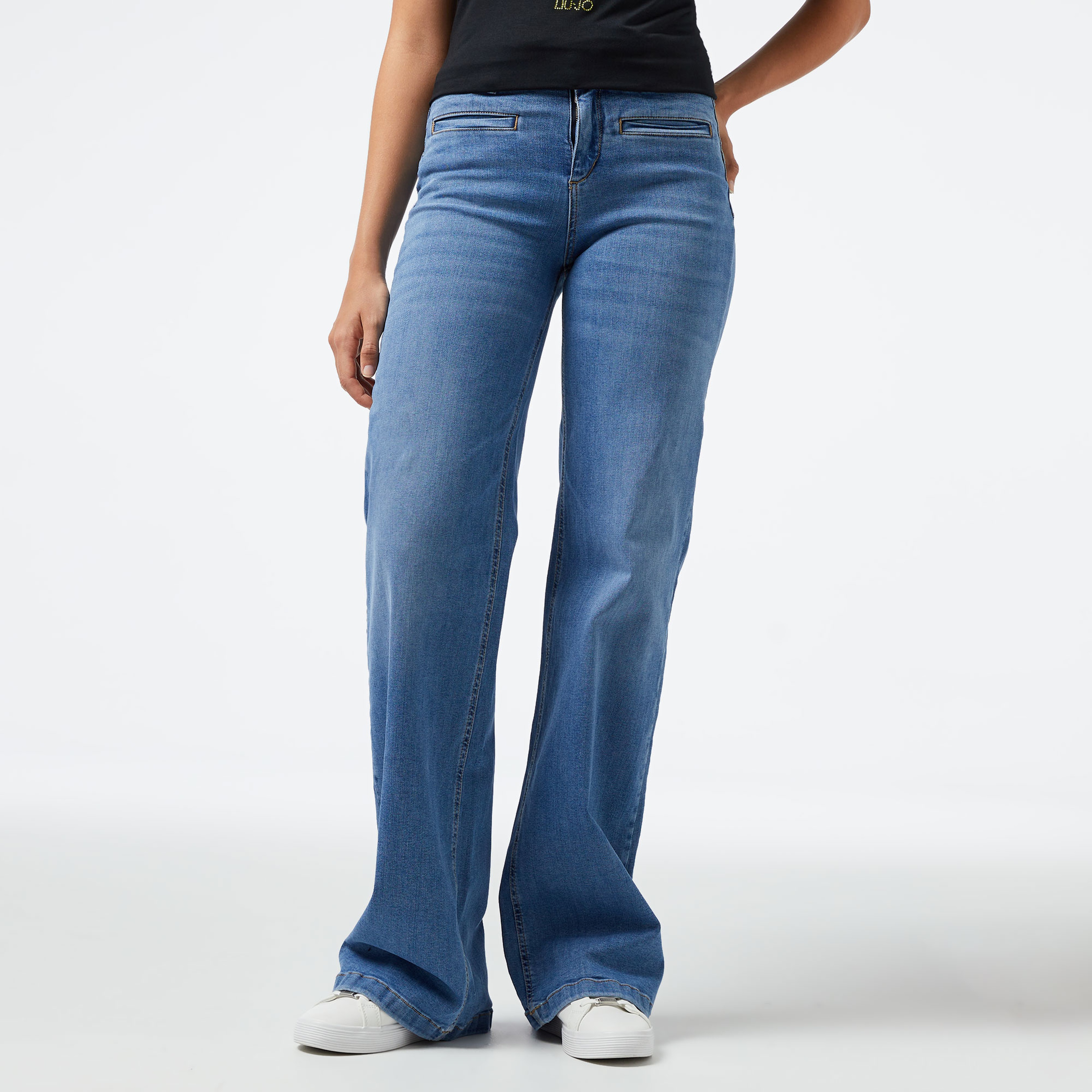 Liu Jo Kadın Lacivert Pantolon