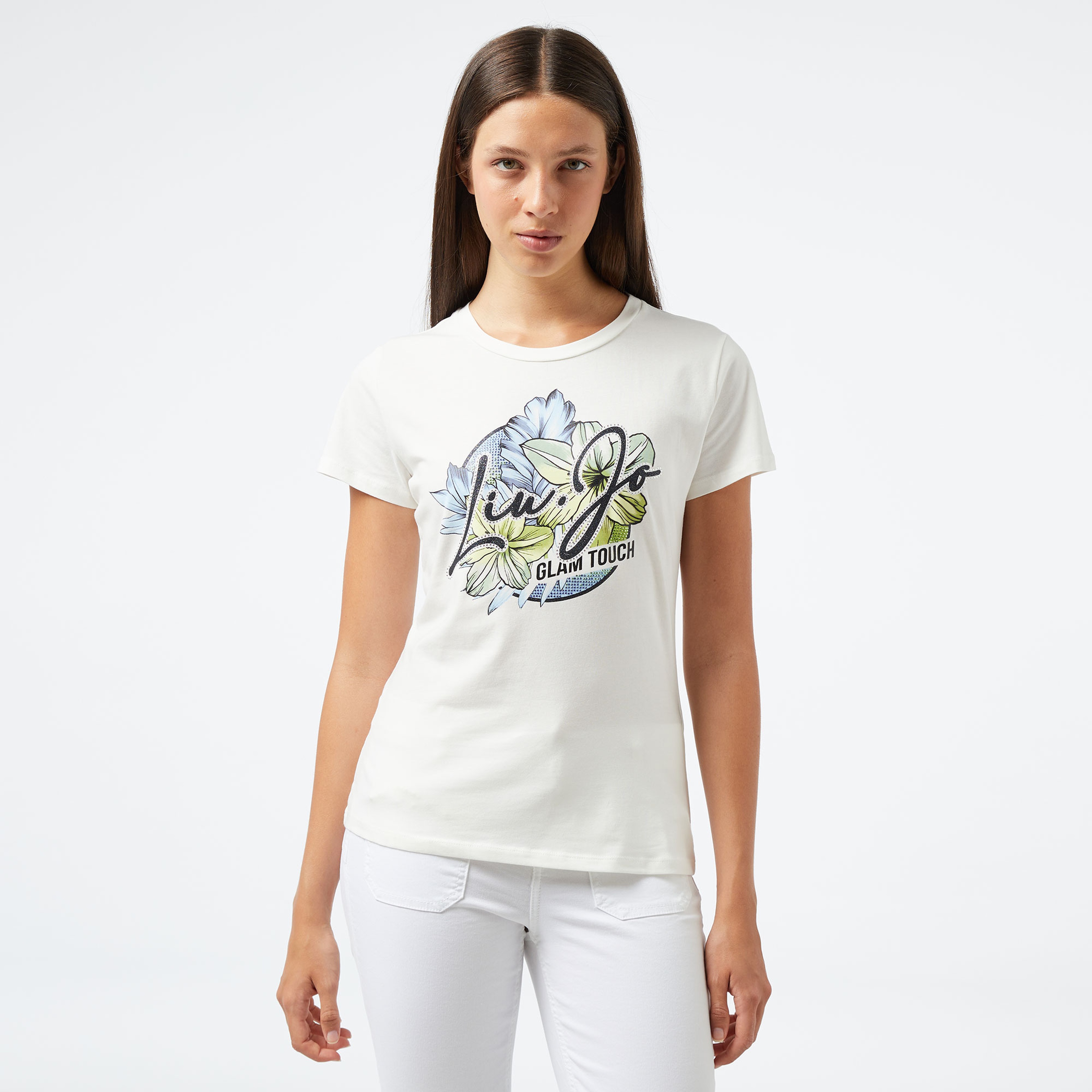 Liu Jo Kadın Beyaz T-Shirt