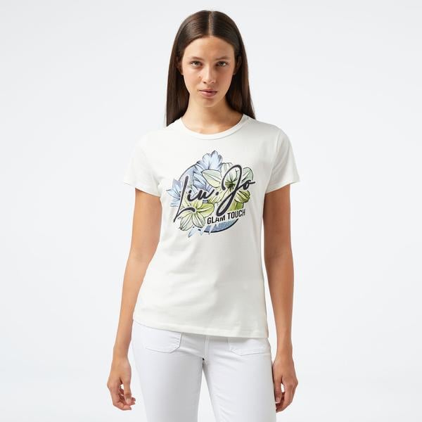 Liu Jo Kadın Beyaz T-Shirt