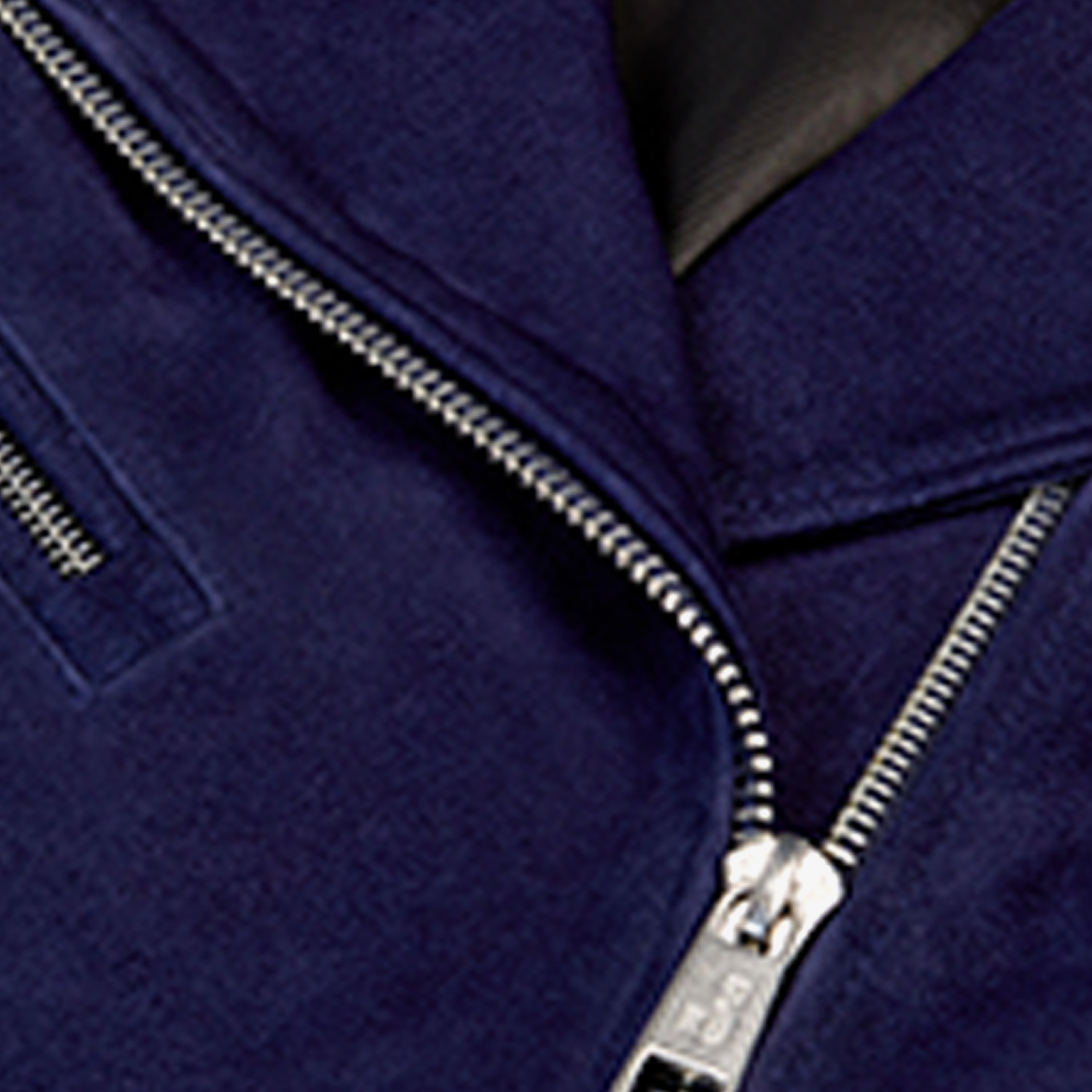 KADIN LACİVERT SÜET BIKER CEKET