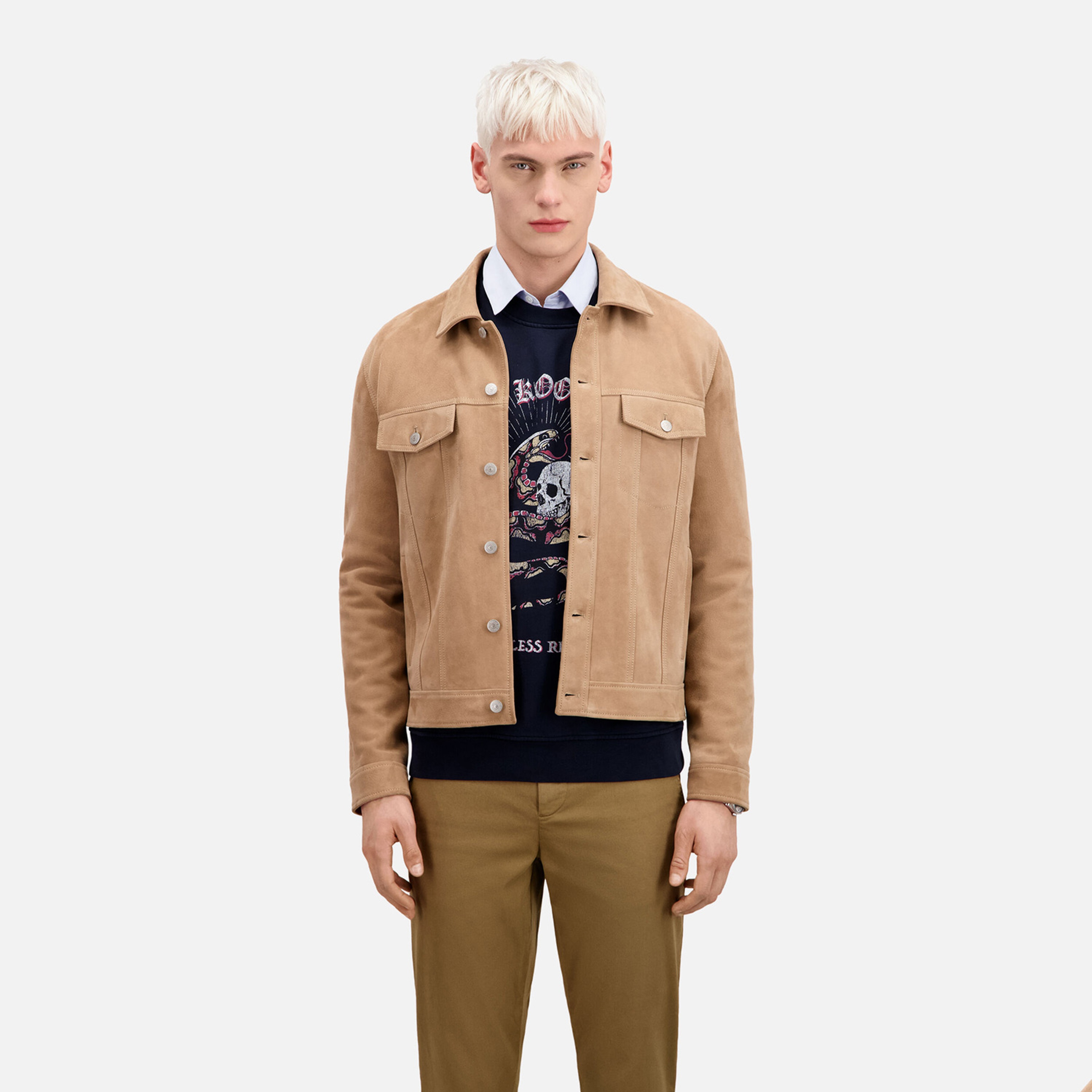 ERKEK BEJ SÜET CEKET