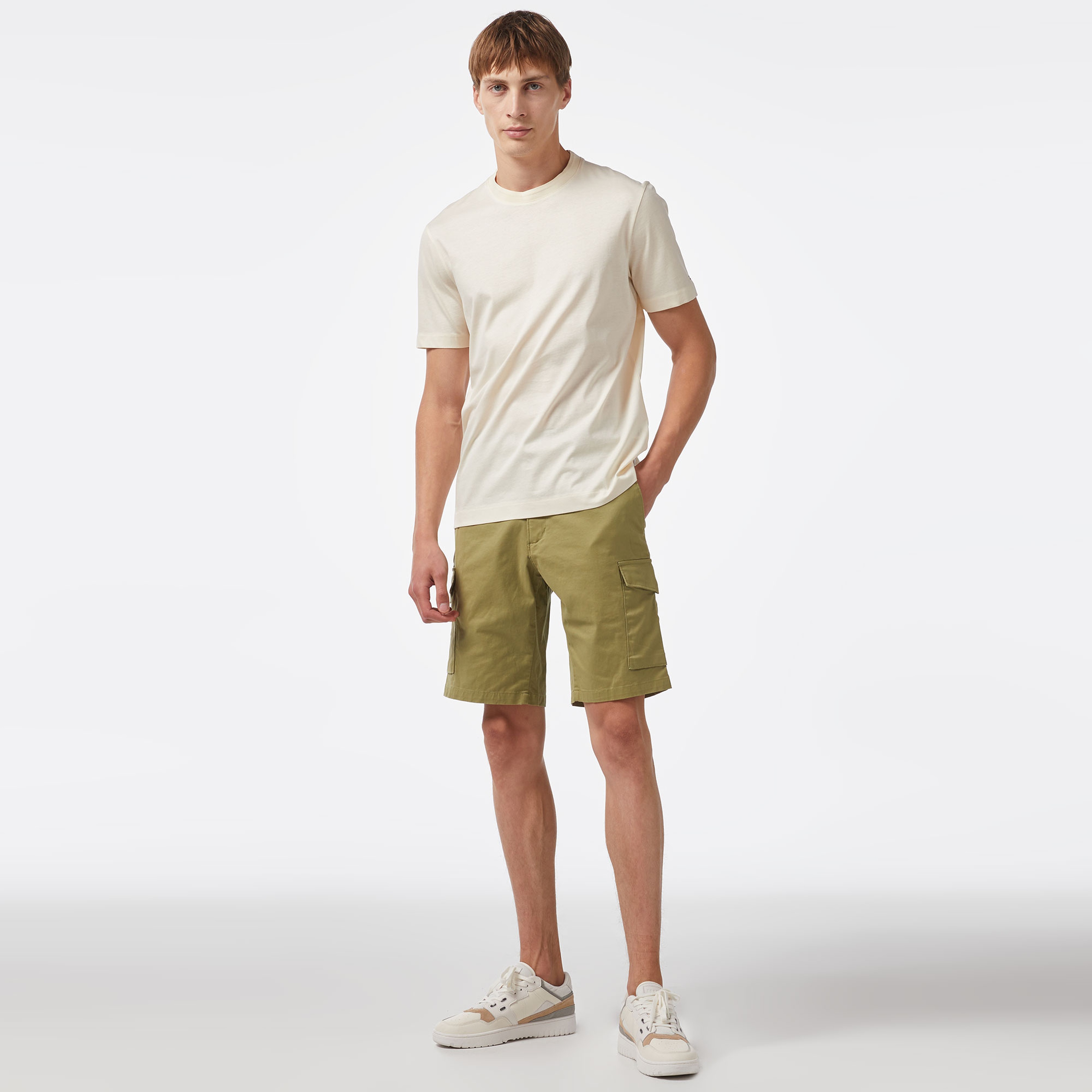 Tommy Hilfiger Erkek Bej Tshirt