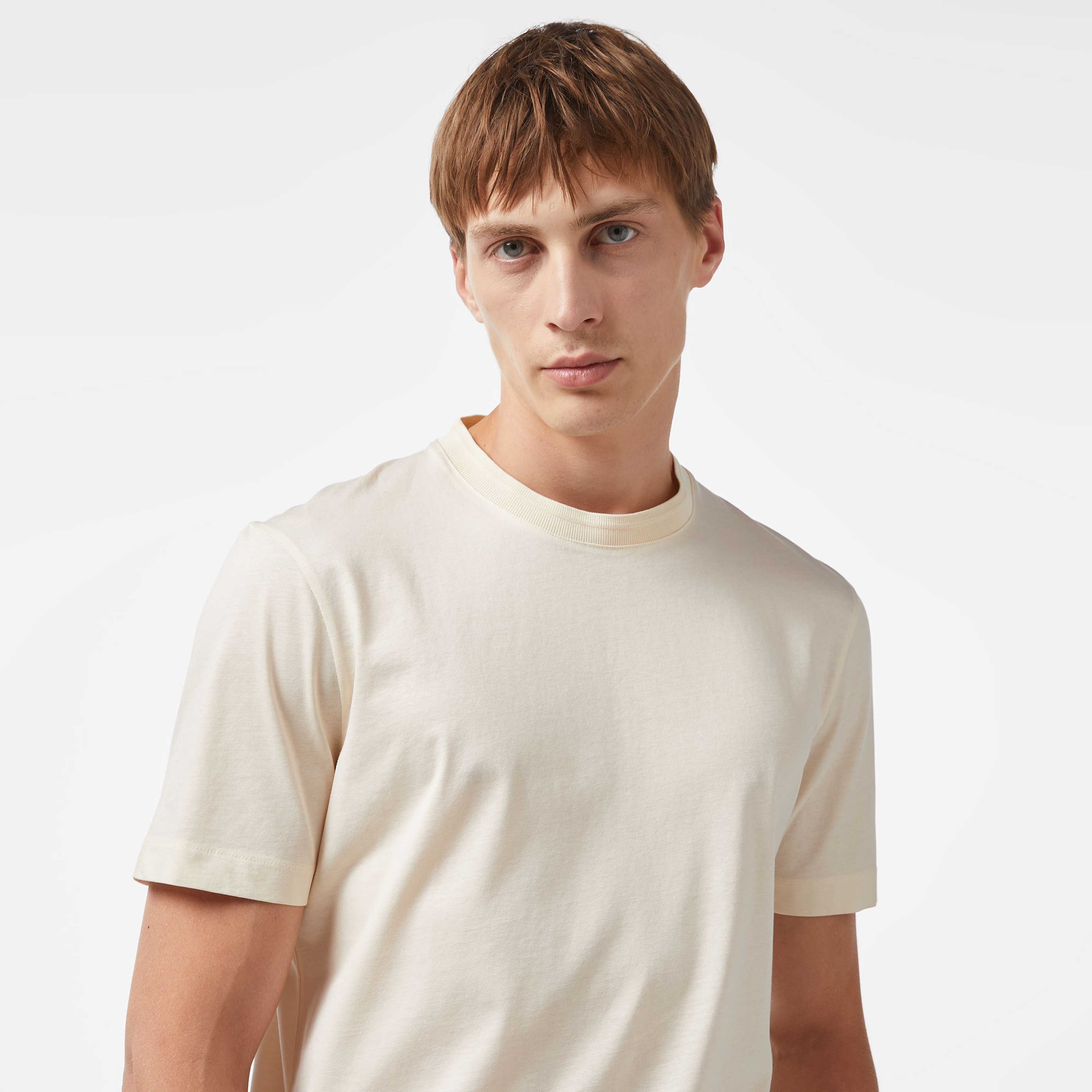 Tommy Hilfiger Erkek Bej Tshirt