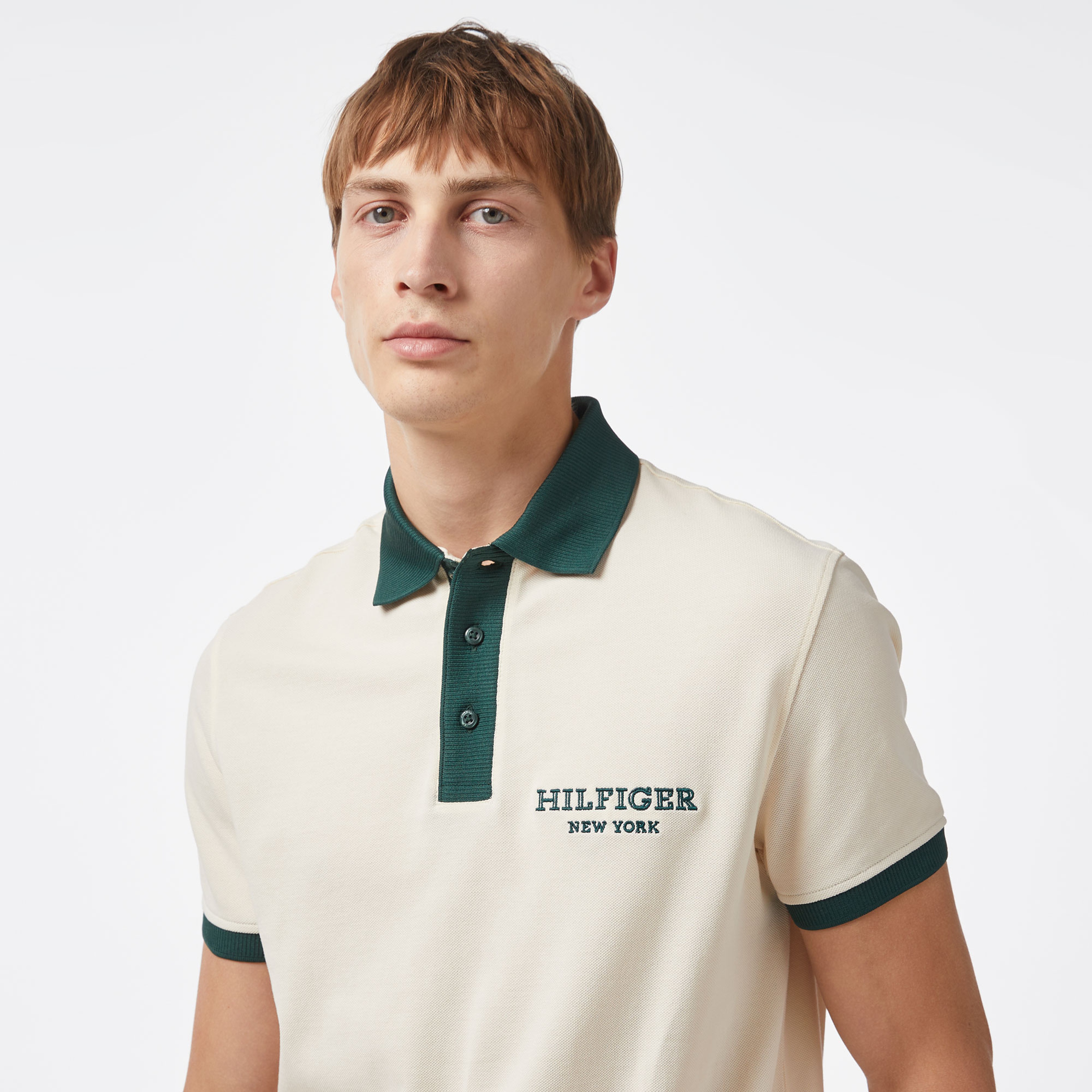 Tommy Hilfiger Erkek Bej Polo