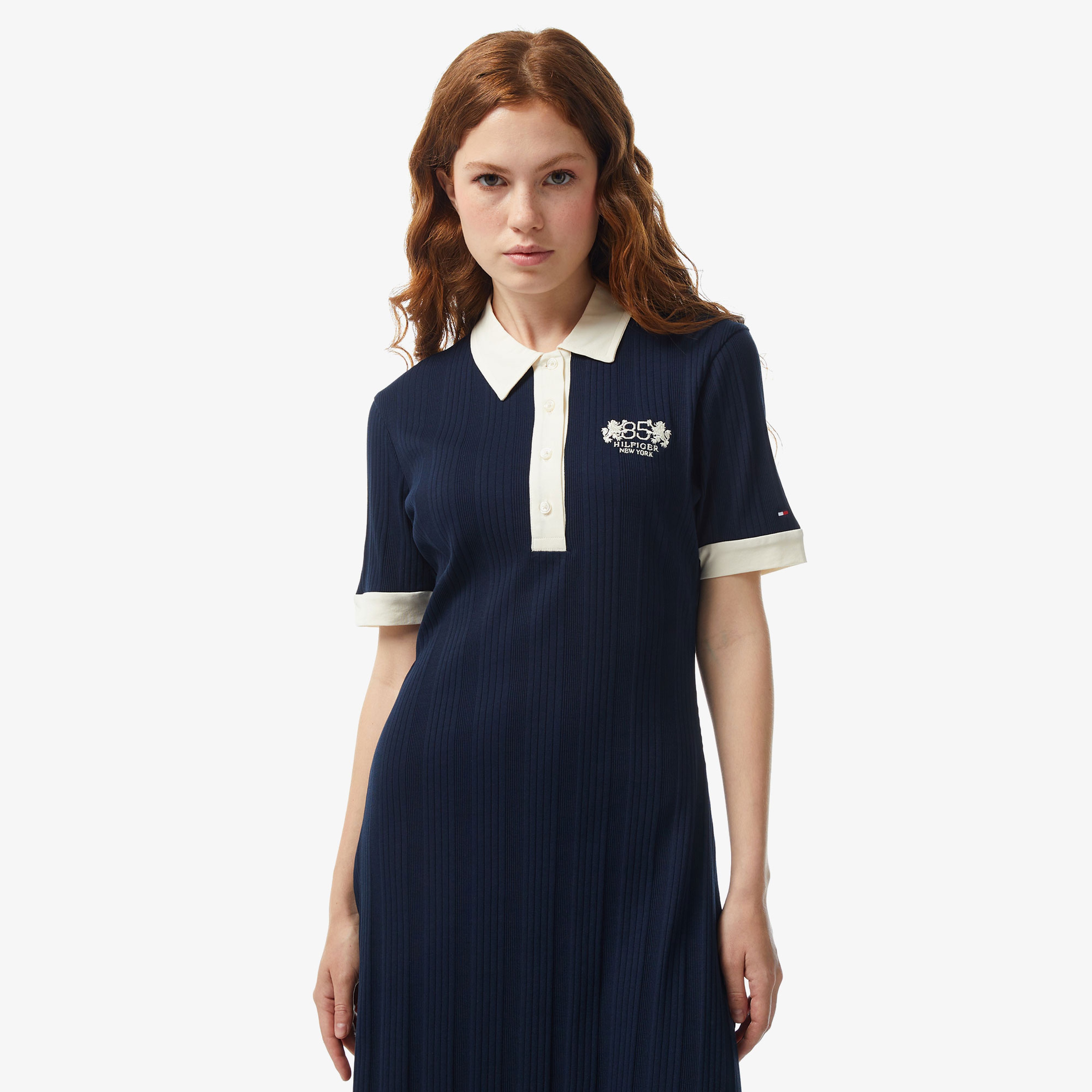 Tommy Hilfiger Kadın Mavi Elbise