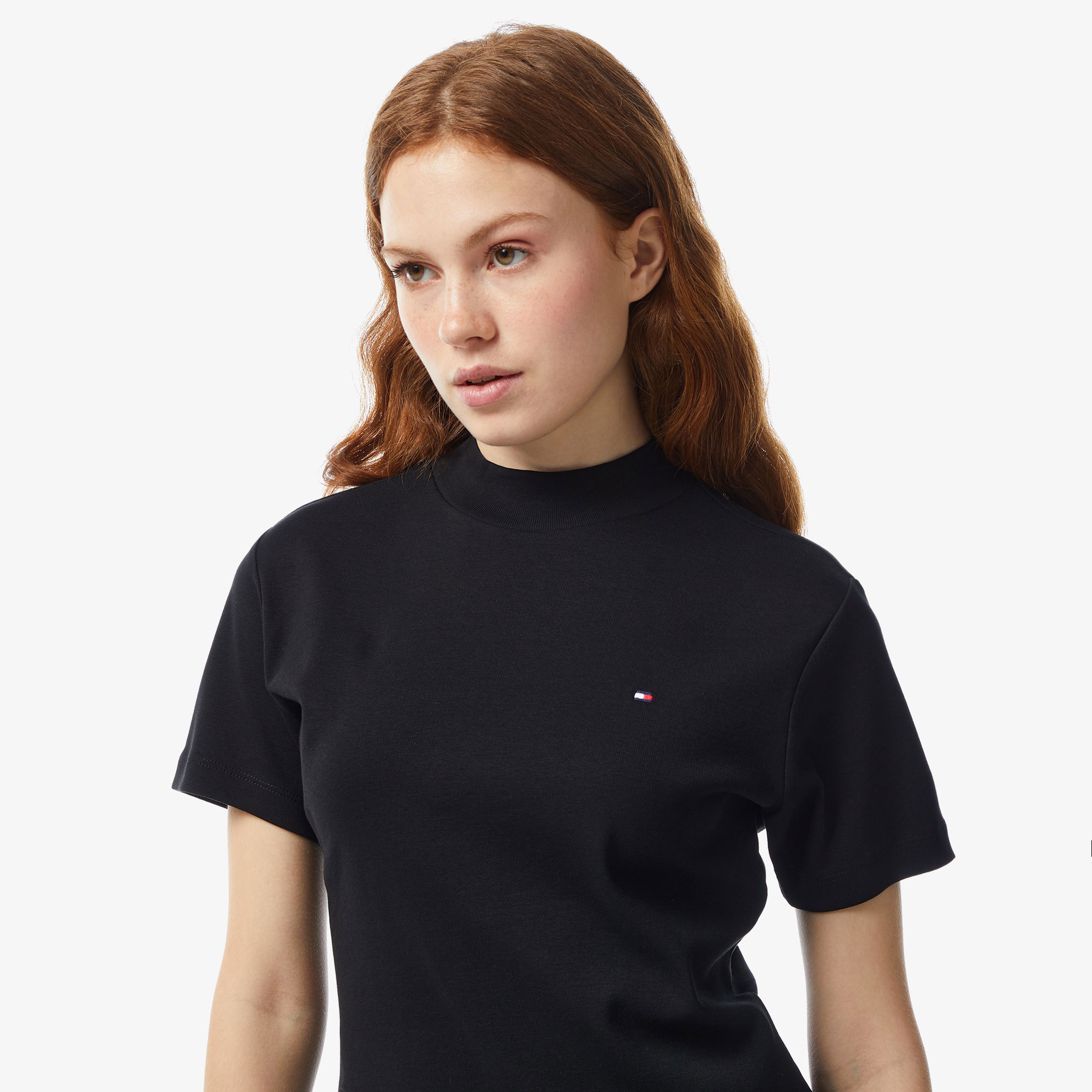 Tommy Hilfiger Kadın Siyah Tshirt