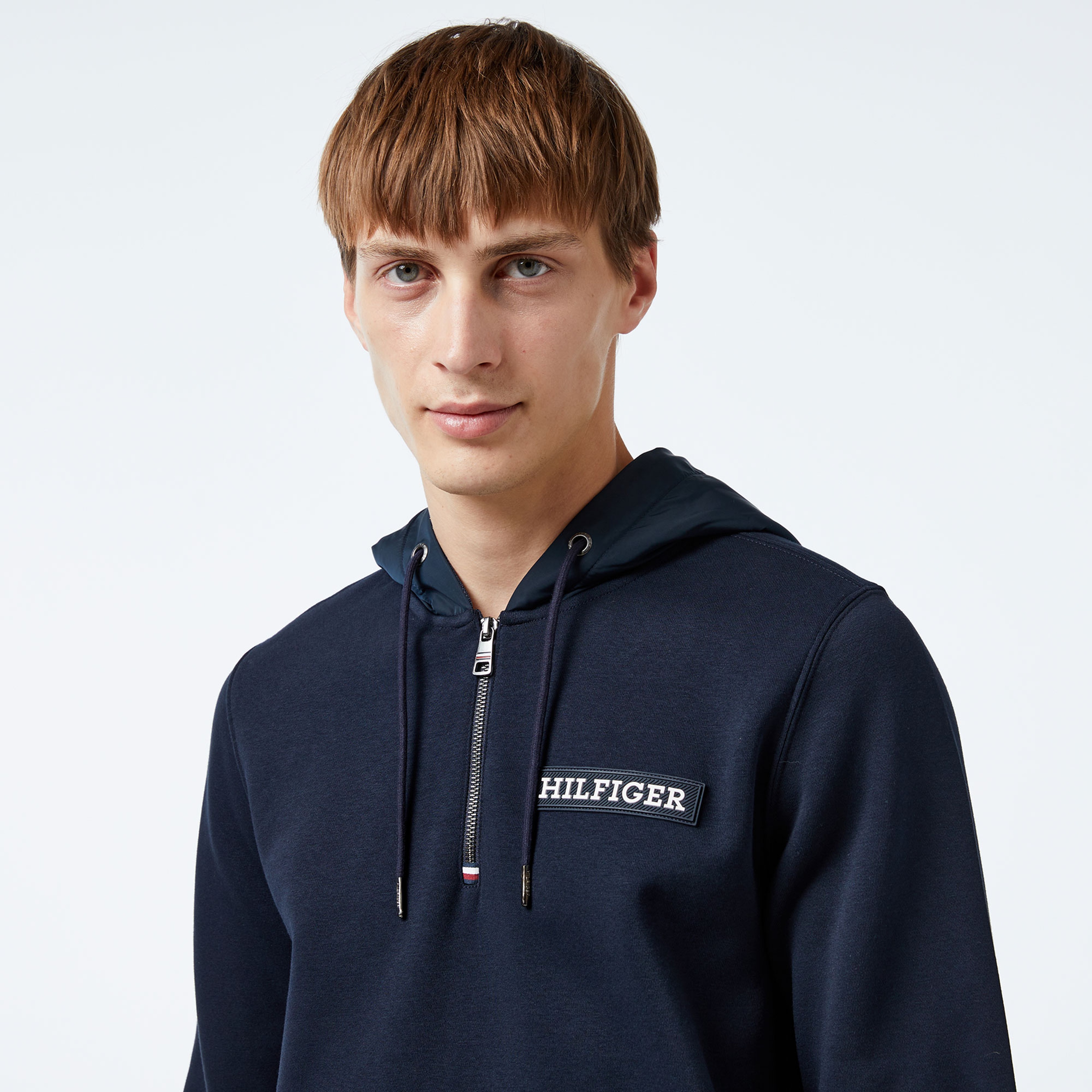 Tommy Hilfiger Erkek Mavi Sweatshirt