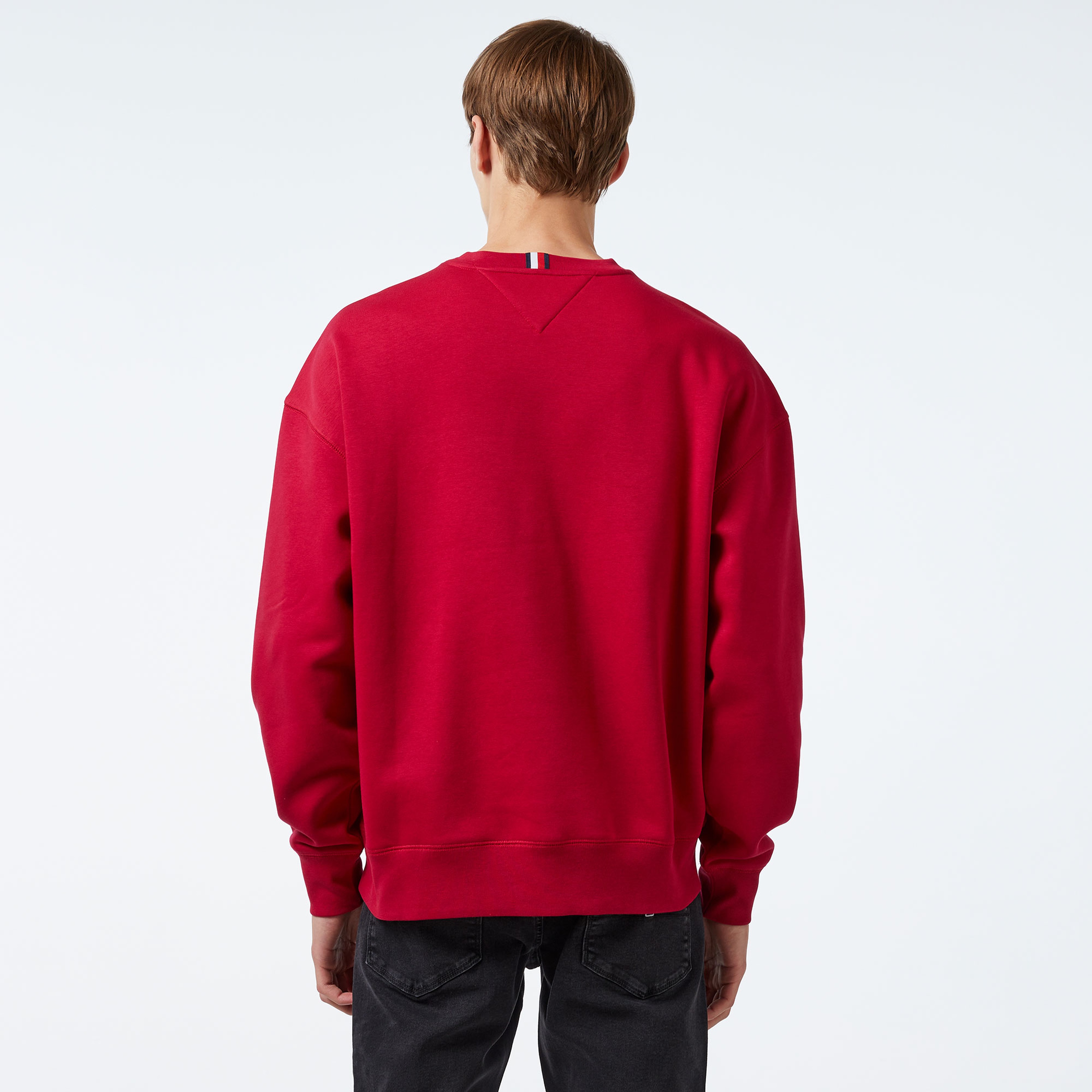 Tommy Hilfiger Erkek Kırmızı Sweatshirt