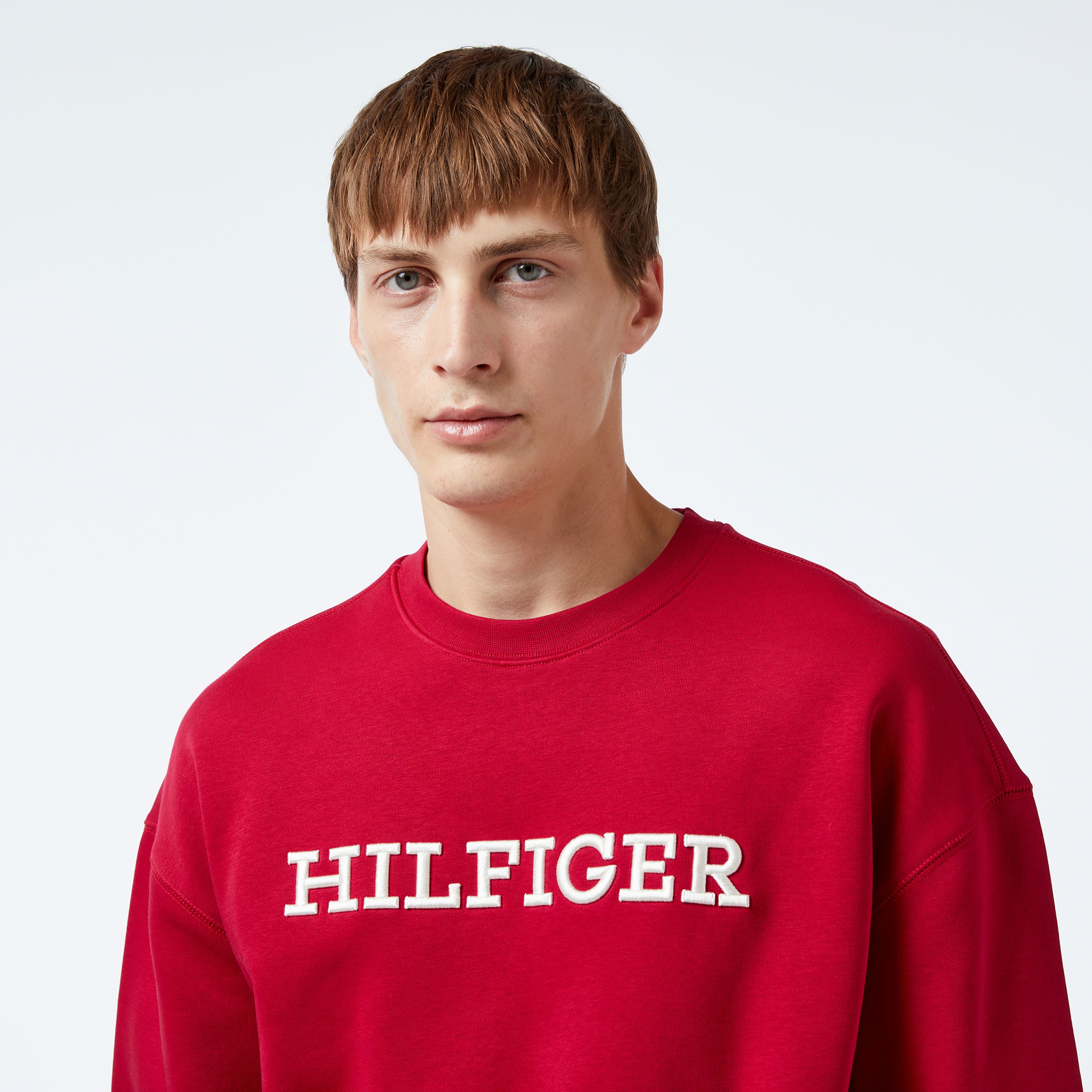 Tommy Hilfiger Erkek Kırmızı Sweatshirt