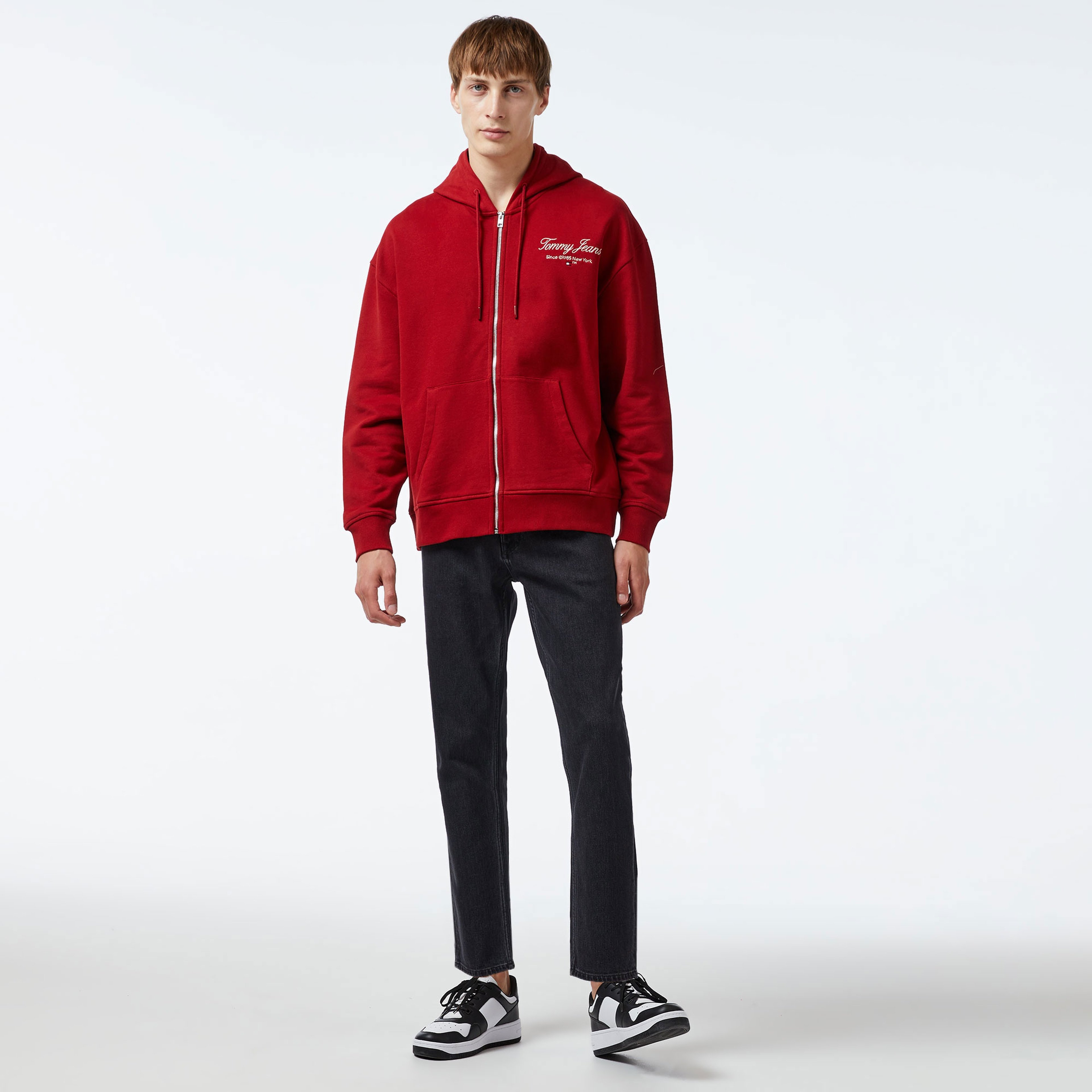 Tommy Hilfiger Erkek Kırmızı Sweatshirt