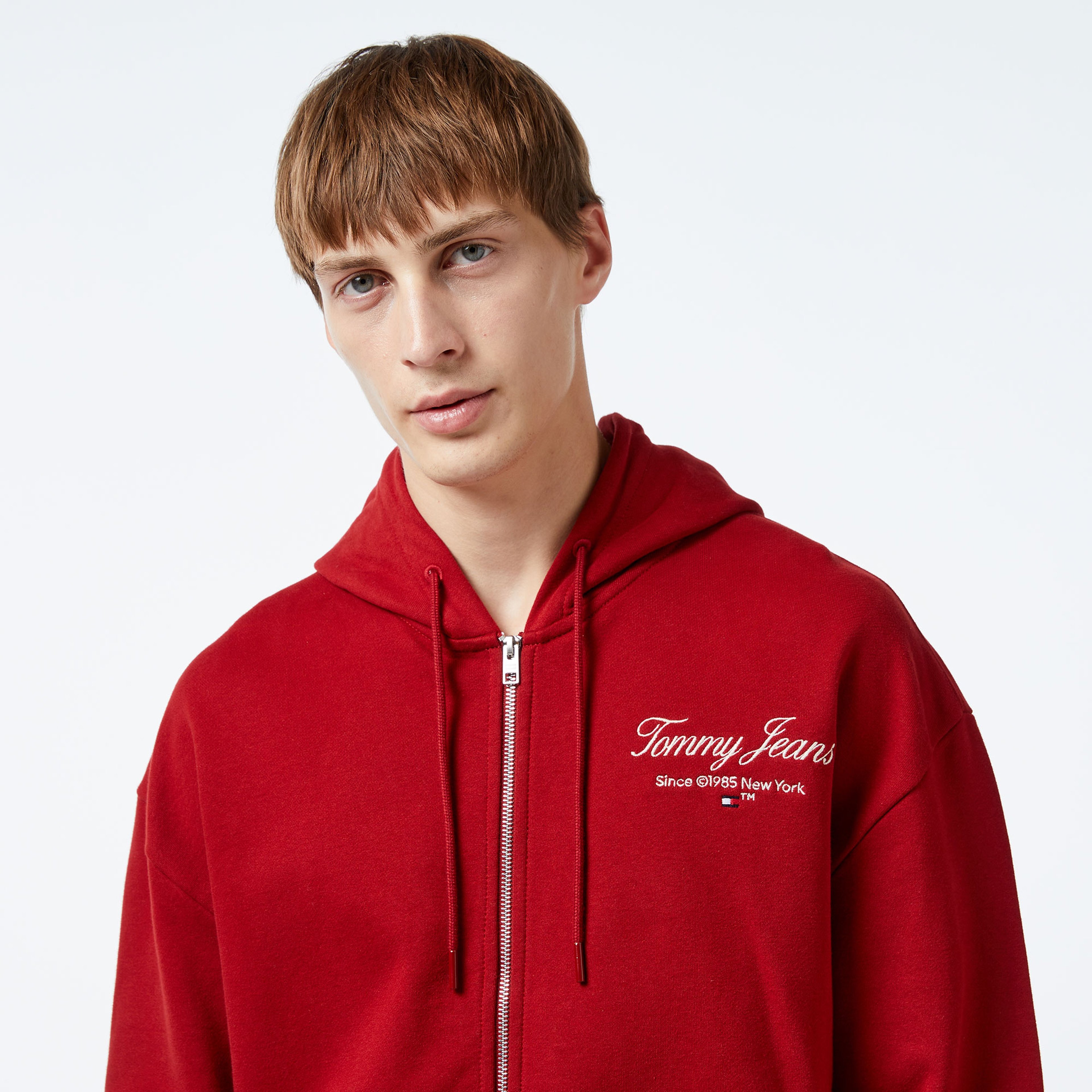 Tommy Hilfiger Erkek Kırmızı Sweatshirt