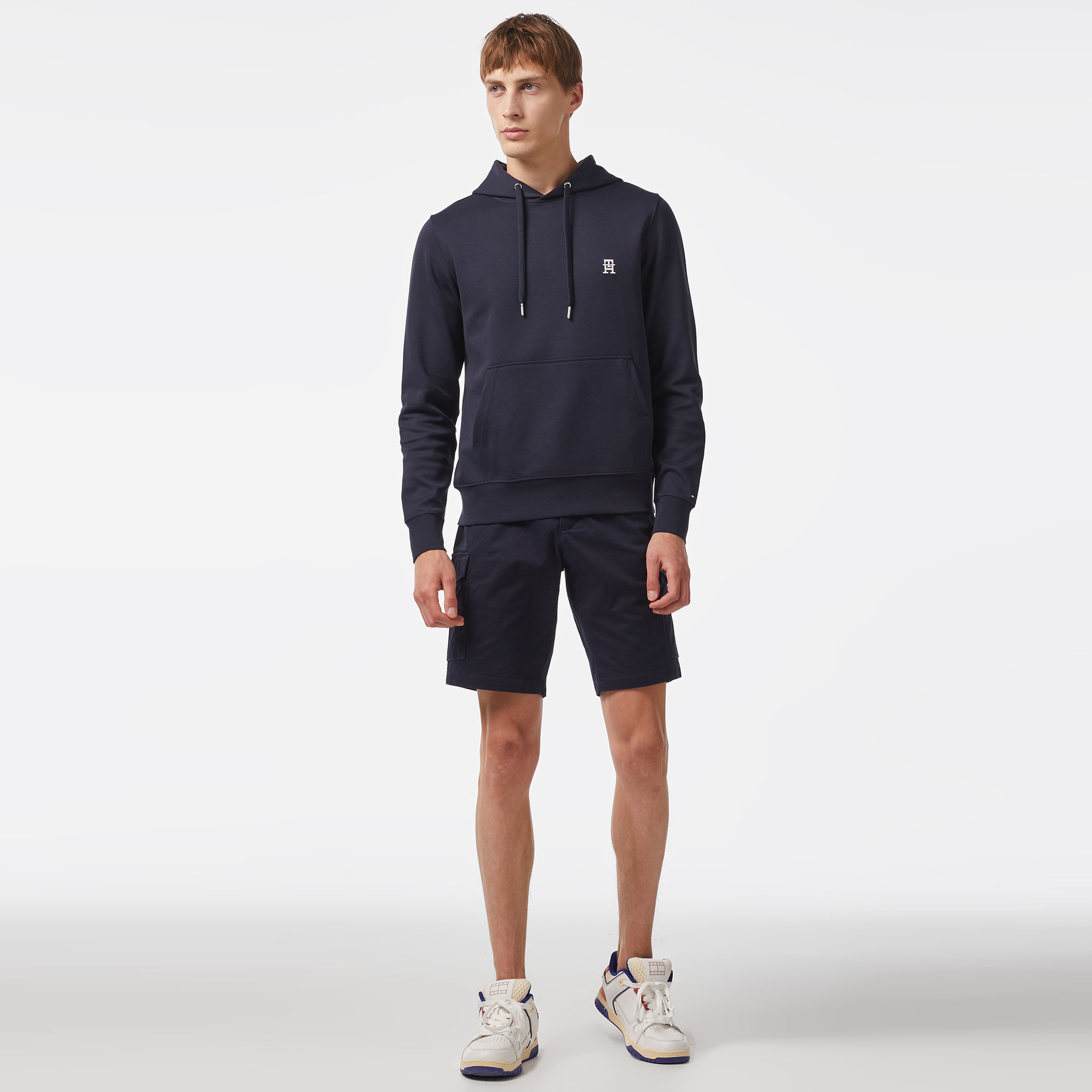 Tommy Hilfiger Erkek Mavi Sweatshirt