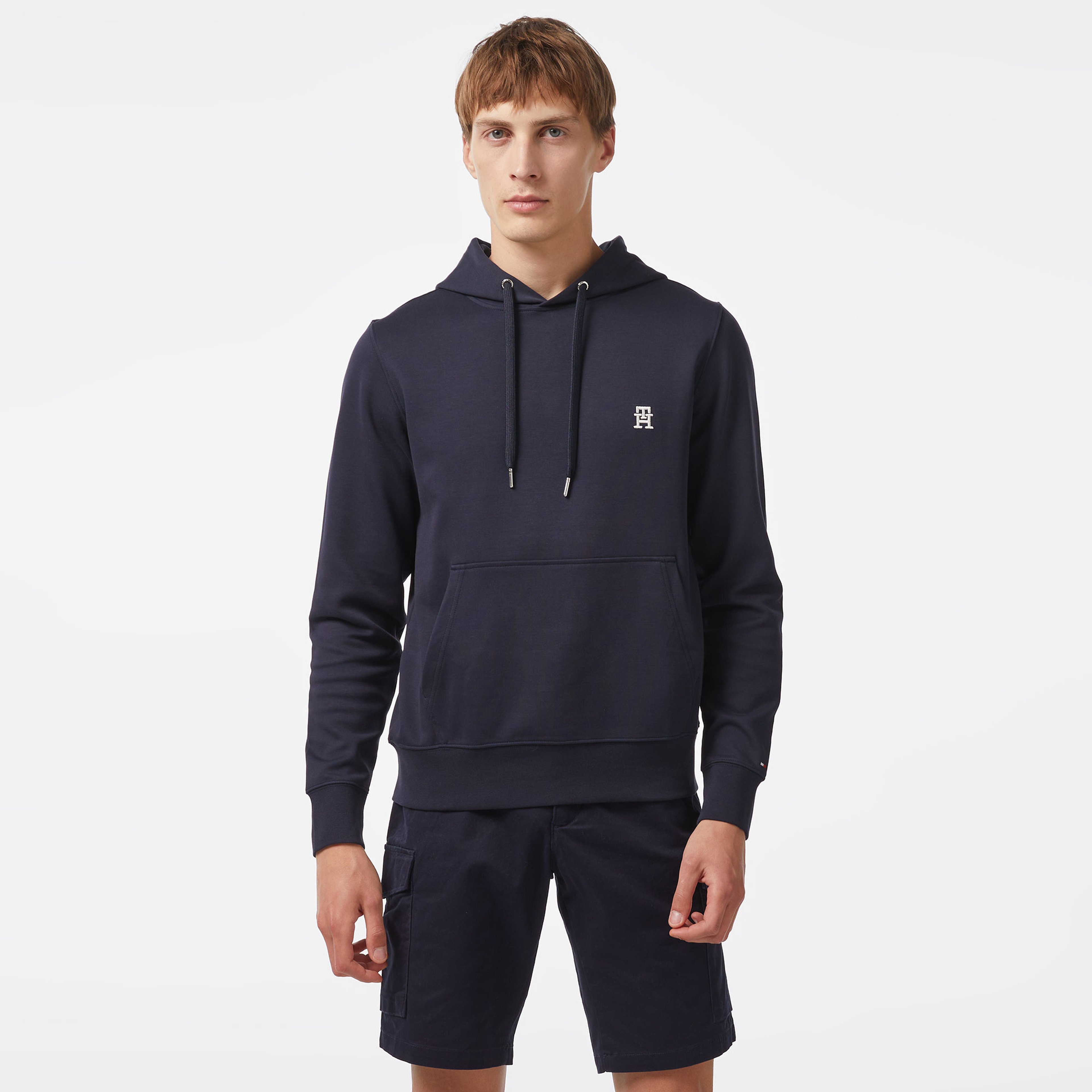 Tommy Hilfiger Erkek Mavi Sweatshirt