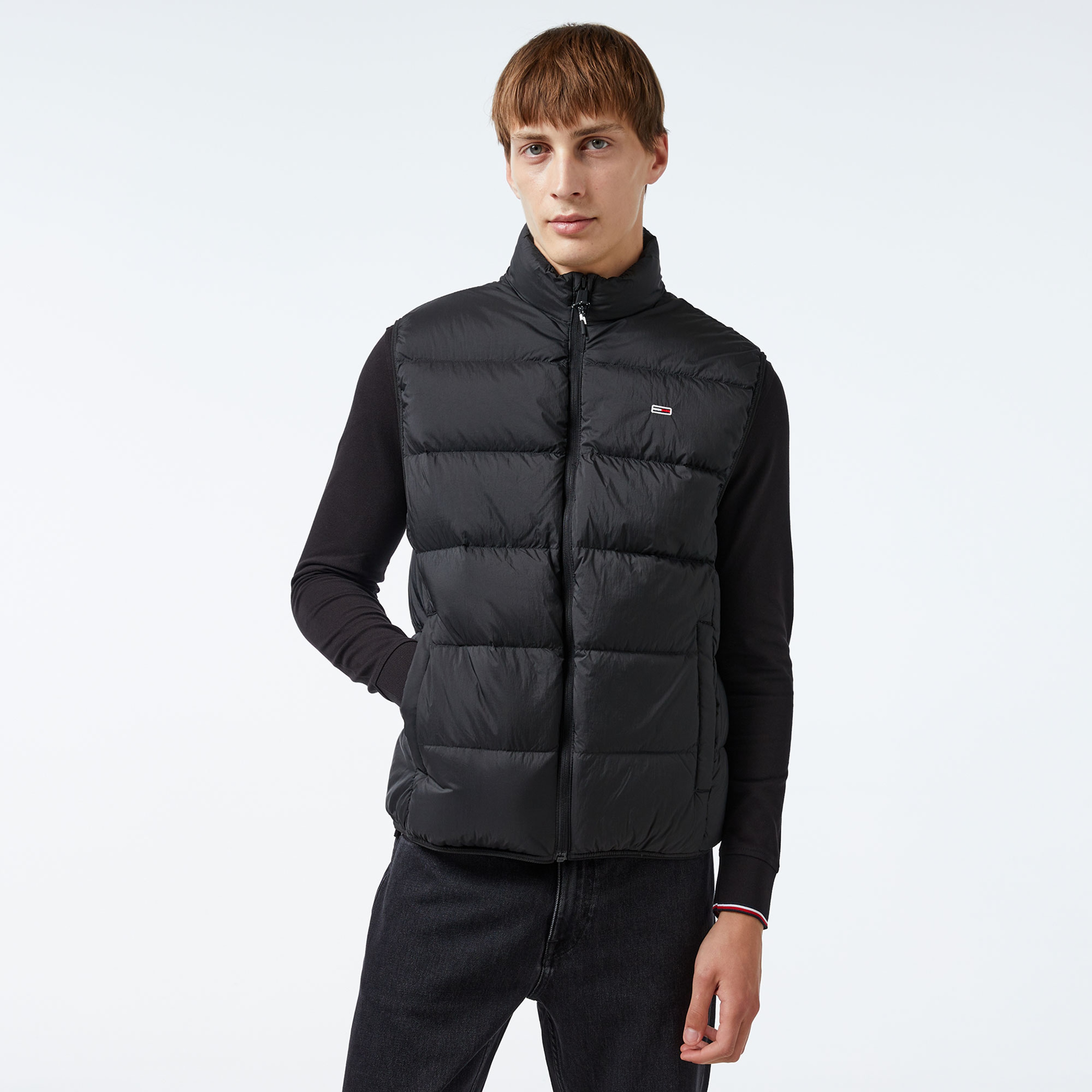 Tommy Hilfiger Erkek Siyah Yelek