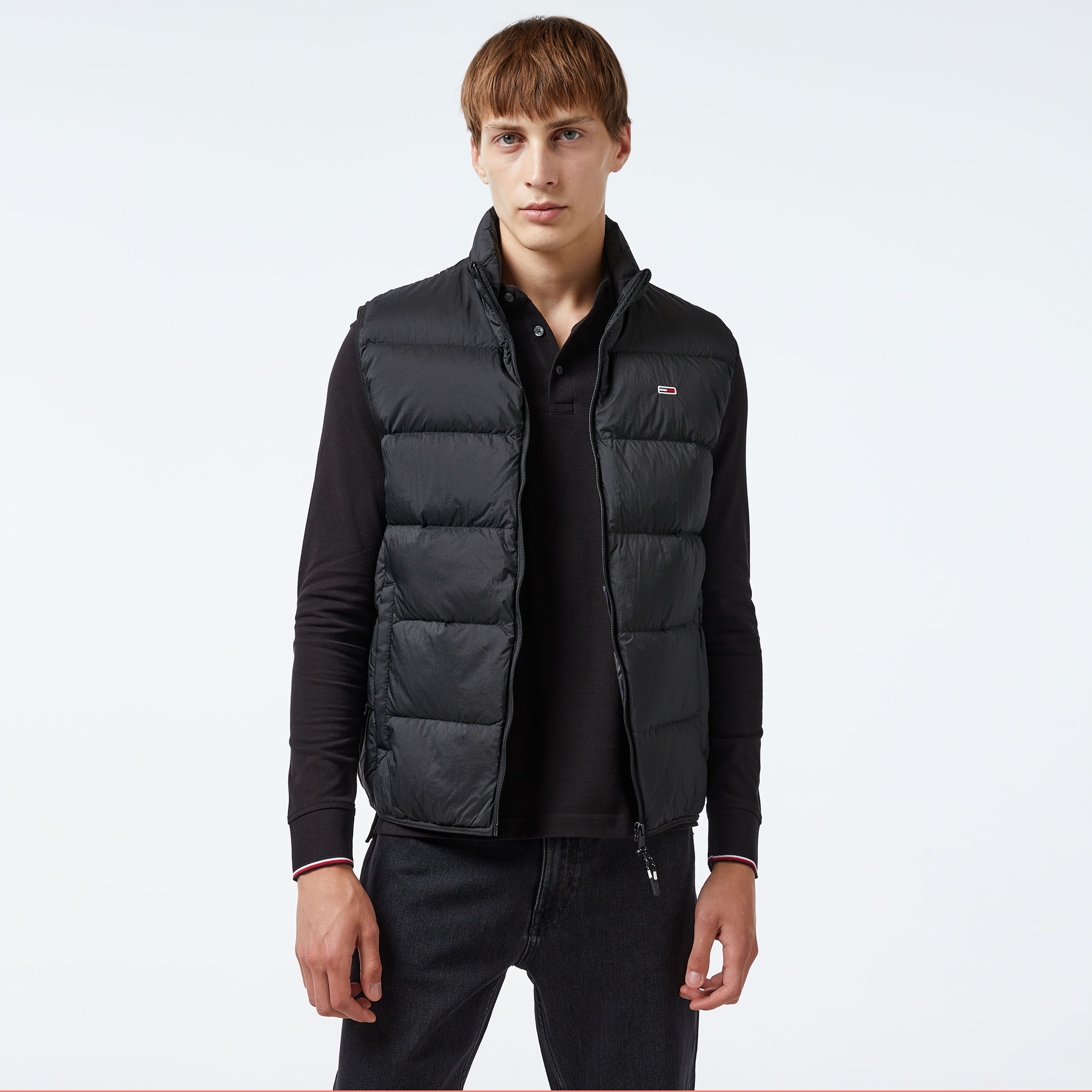 Tommy Hilfiger Erkek Siyah Yelek