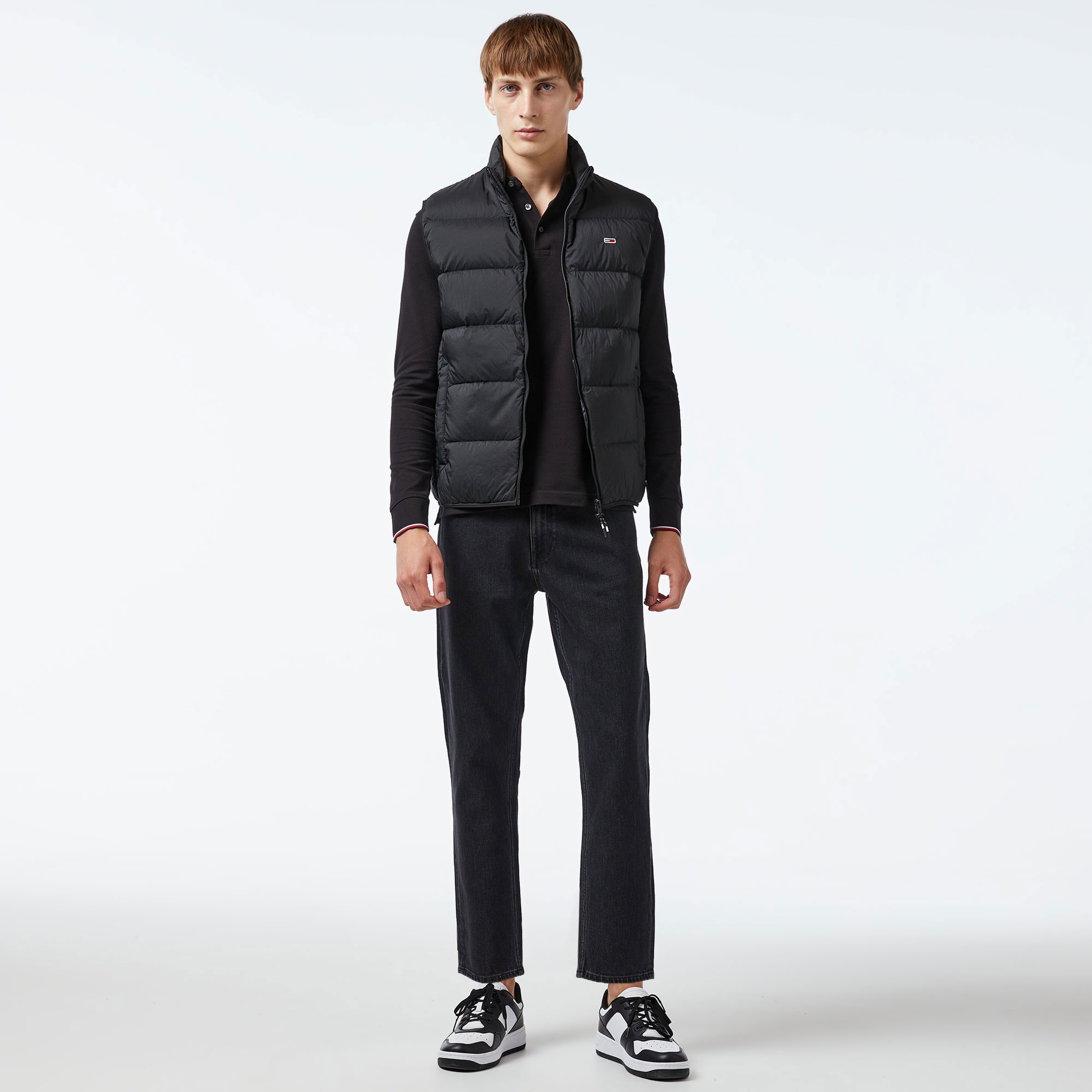 Tommy Hilfiger Erkek Siyah Yelek