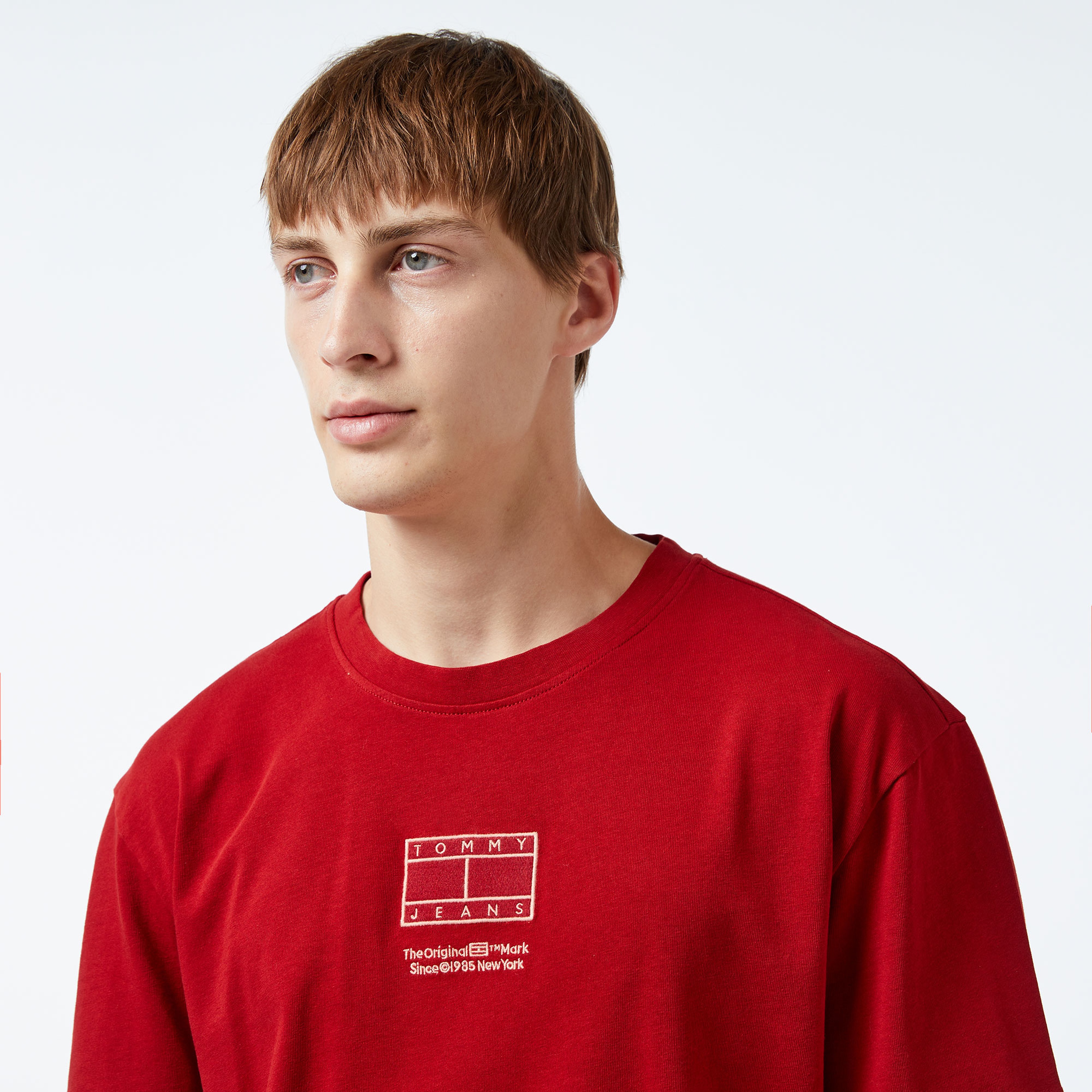Tommy Hilfiger Erkek Kırmızı Tshirt
