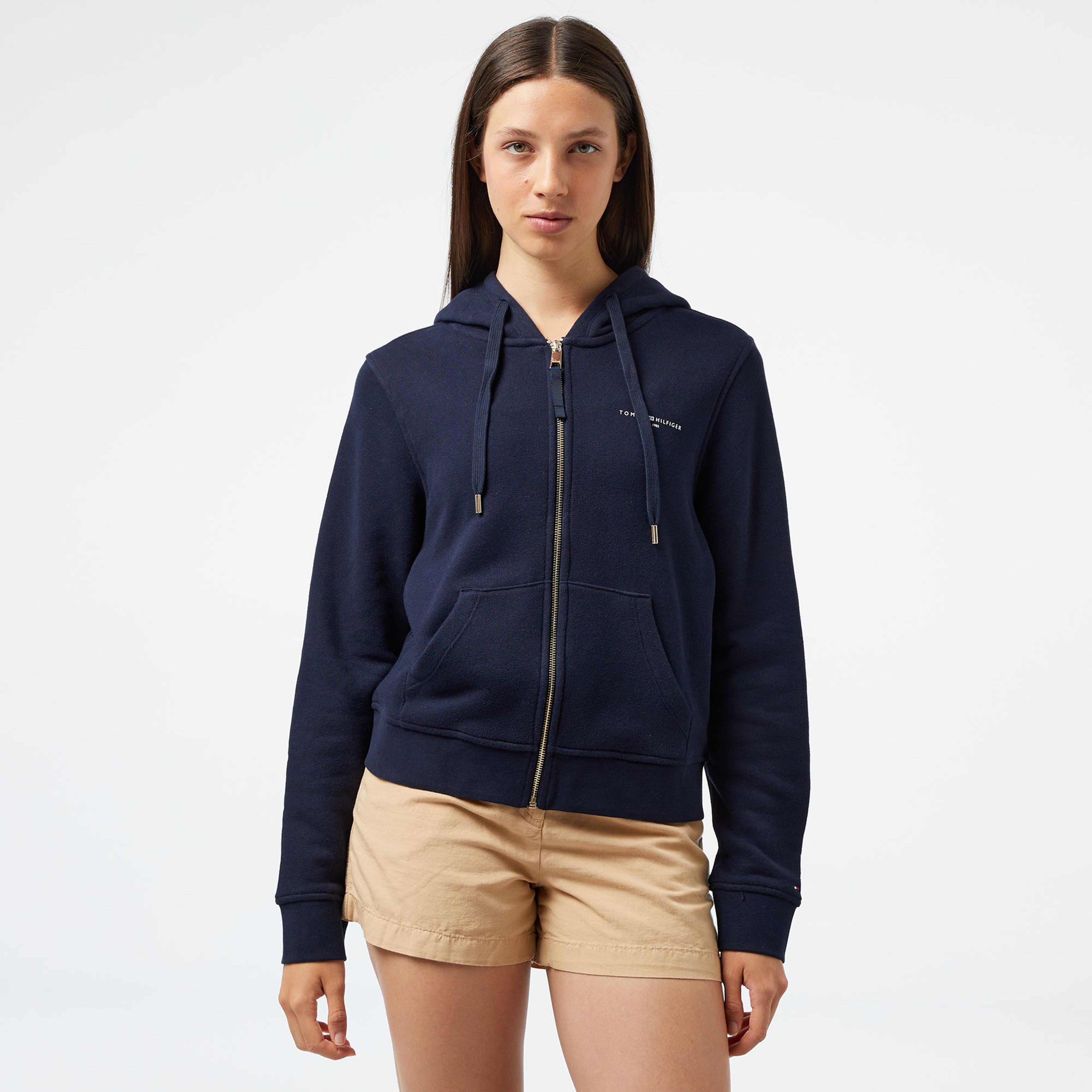 Tommy Hilfiger Kadın Mavi Sweatshirt