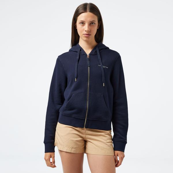 Tommy Hilfiger Kadın Mavi Sweatshirt