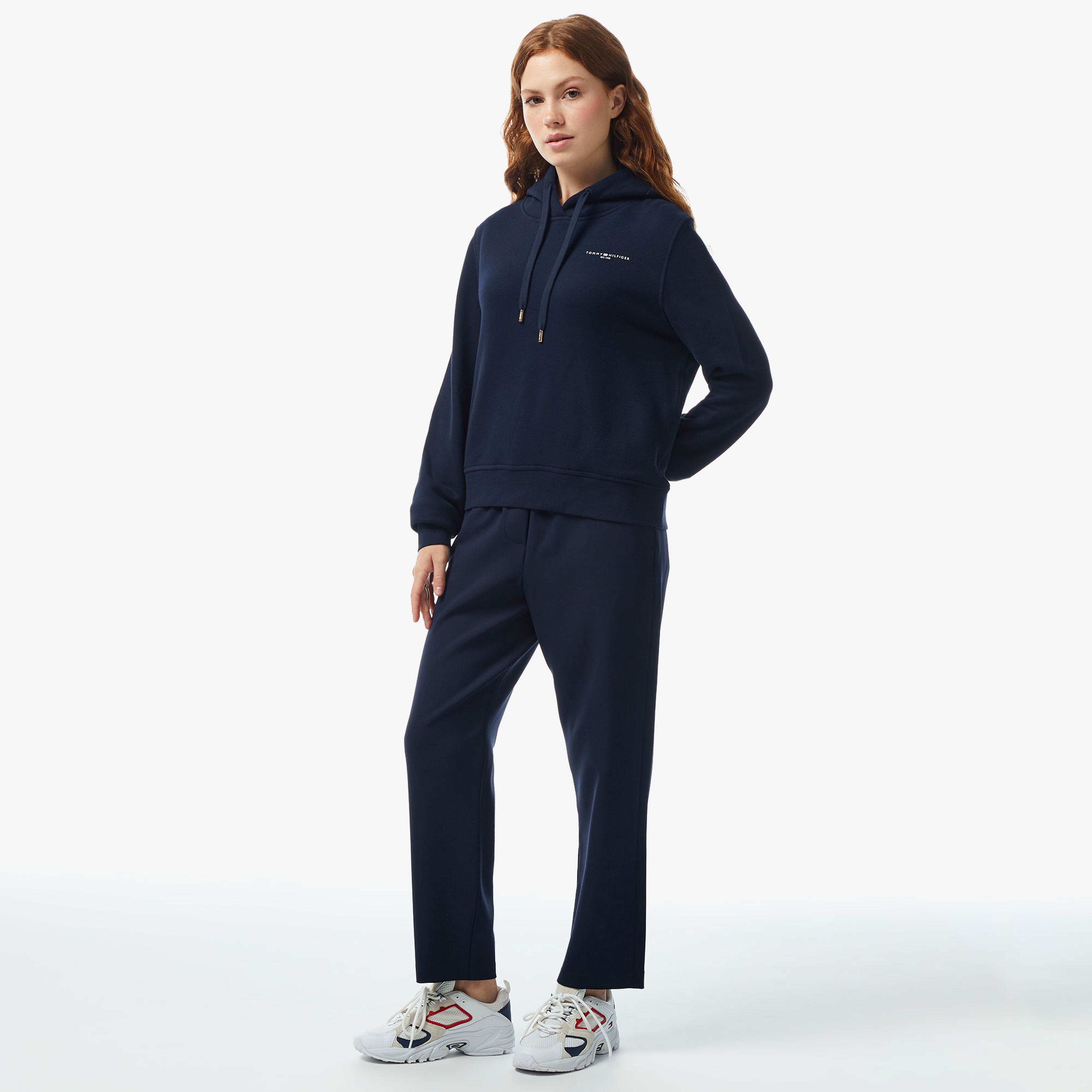 Tommy Hilfiger Kadın Mavi Sweatshirt