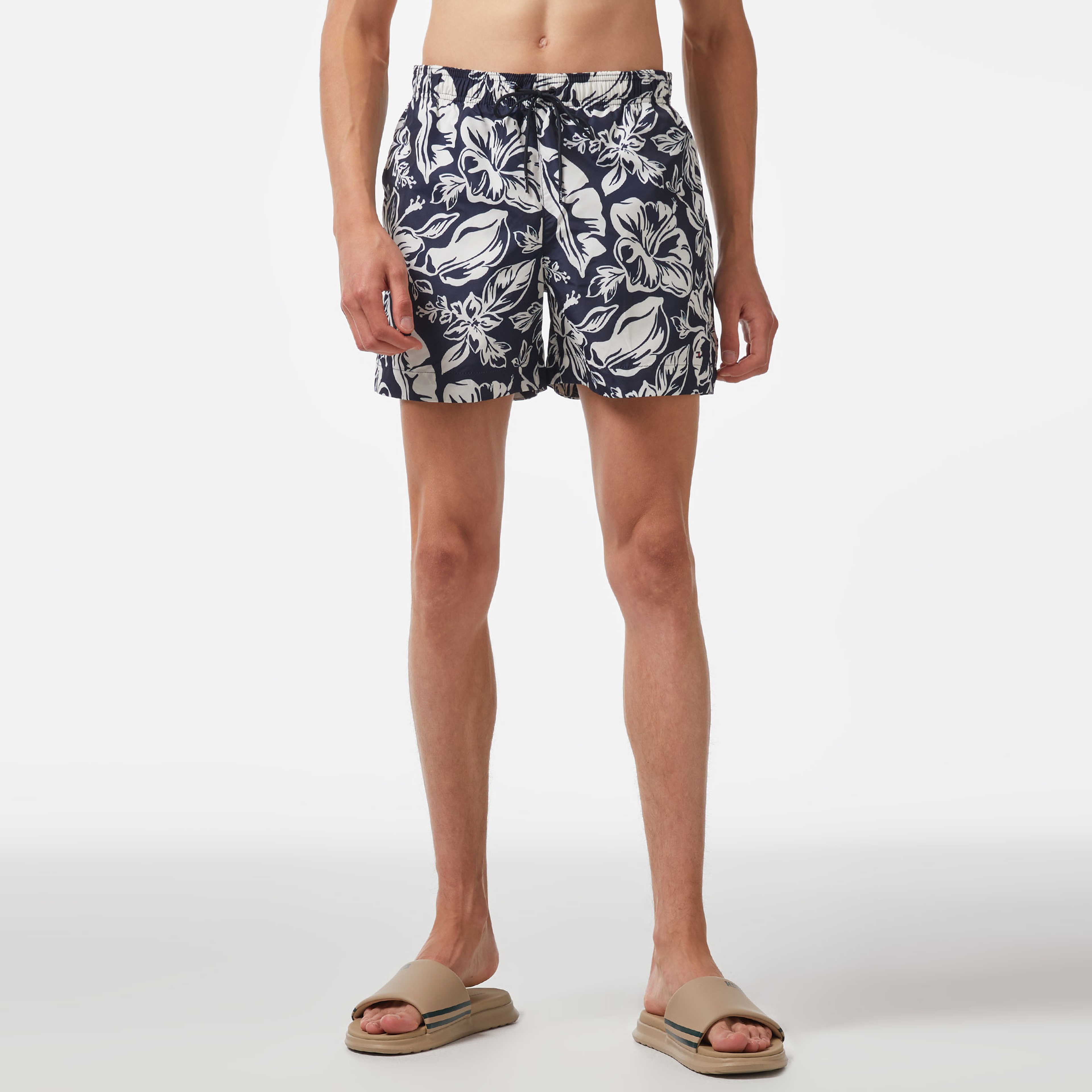 Tommy Hilfiger Erkek Beyaz Mayo Şort