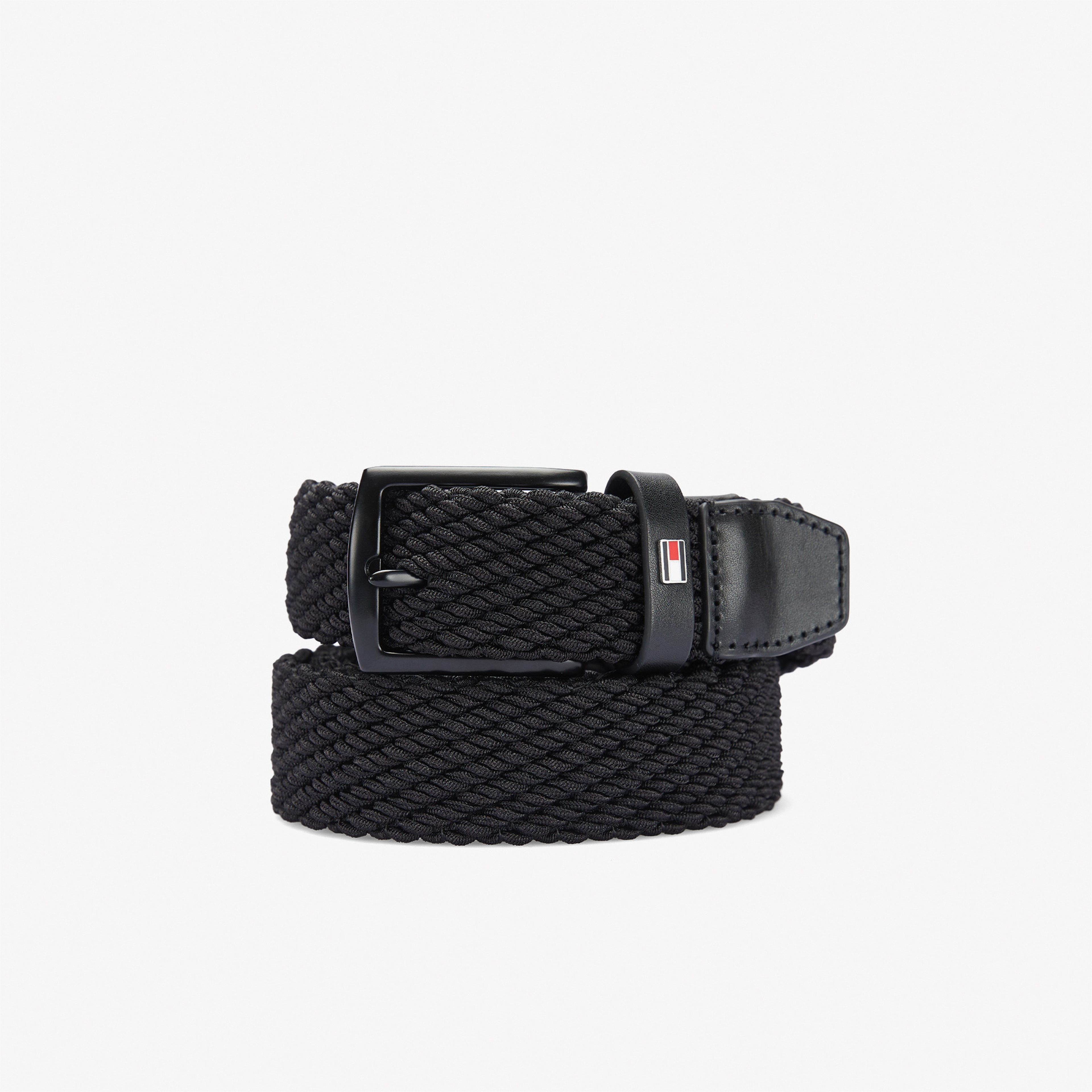 Tommy Hilfiger Erkek Siyah Kemer