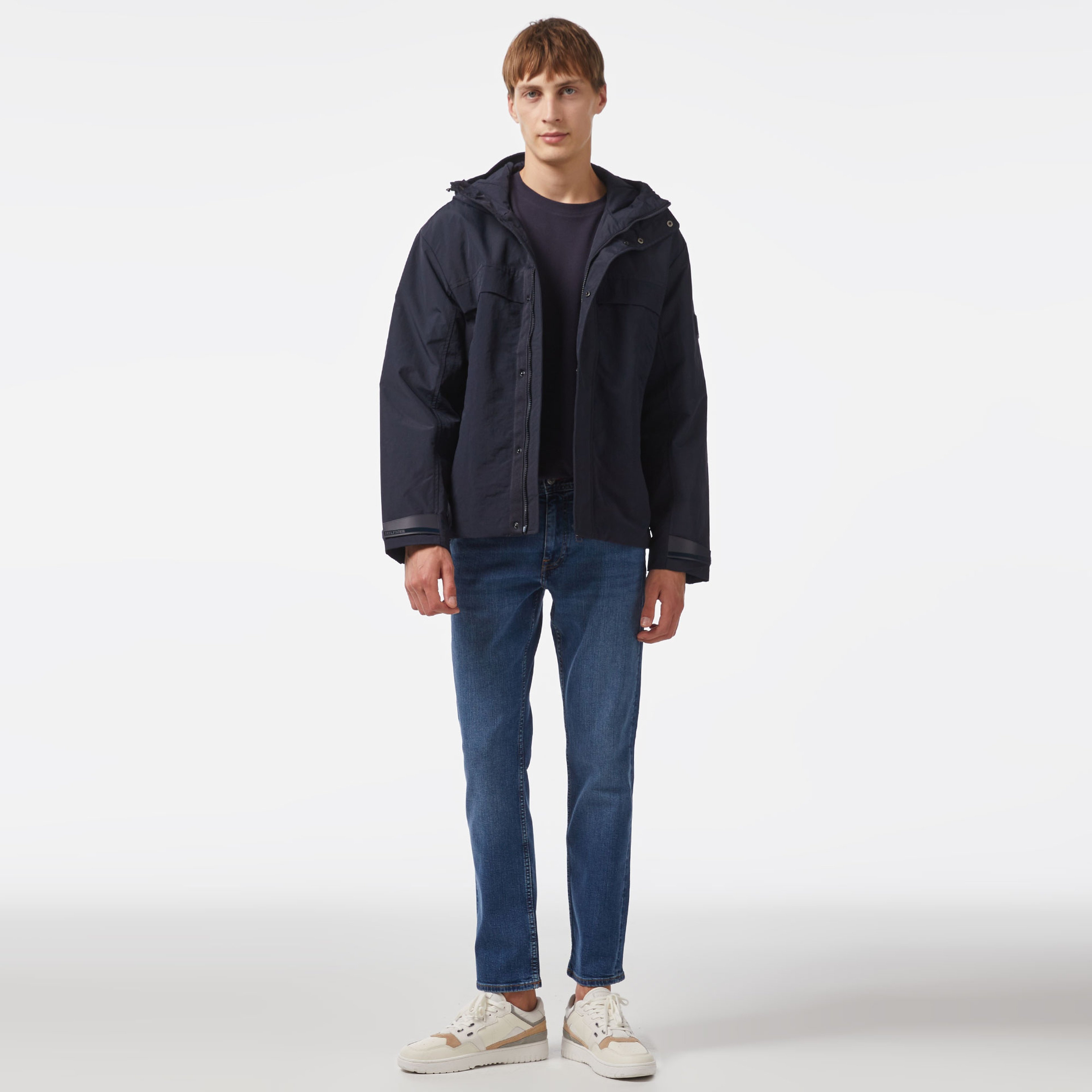 Tommy Hilfiger Erkek Mavi Mont