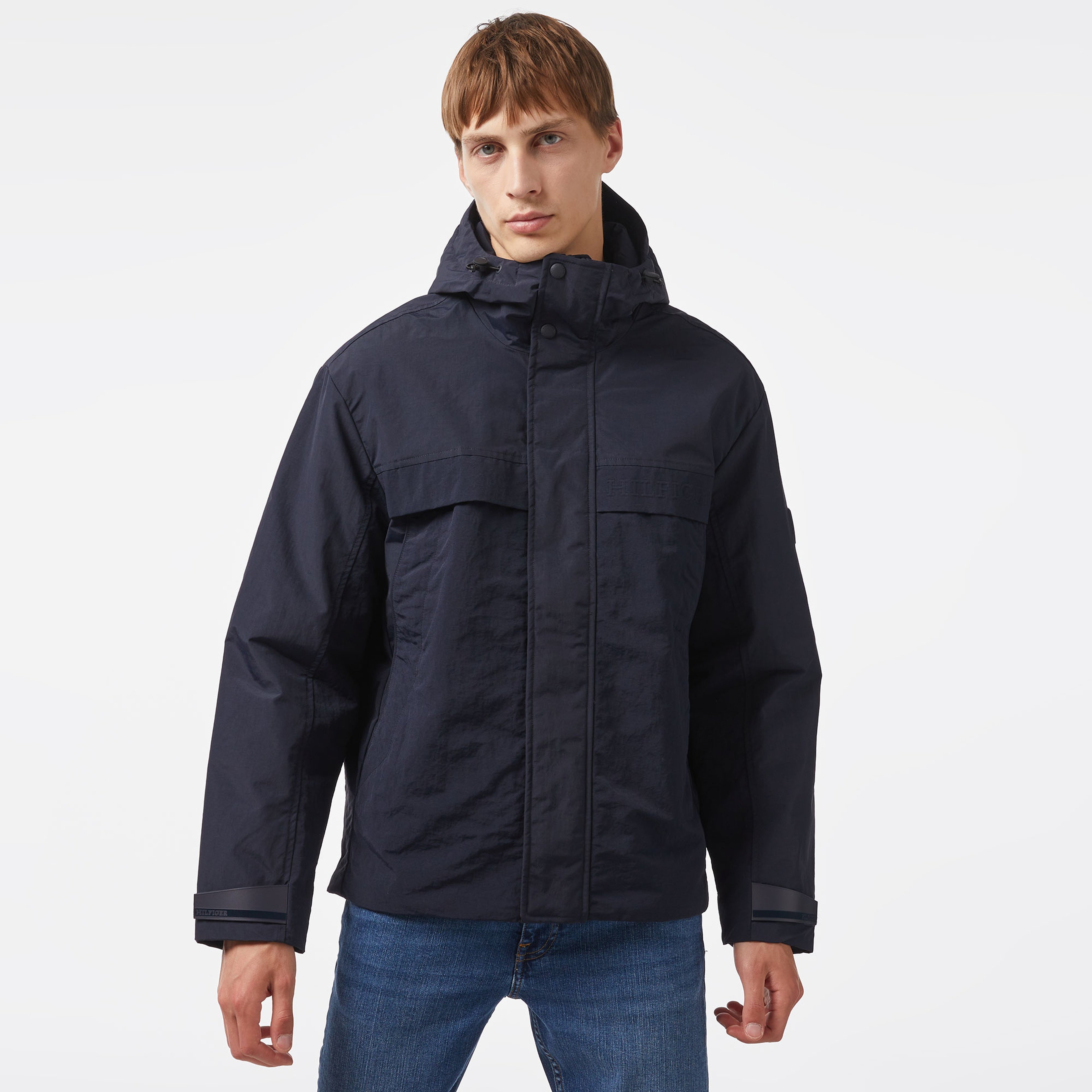 Tommy Hilfiger Erkek Mavi Mont