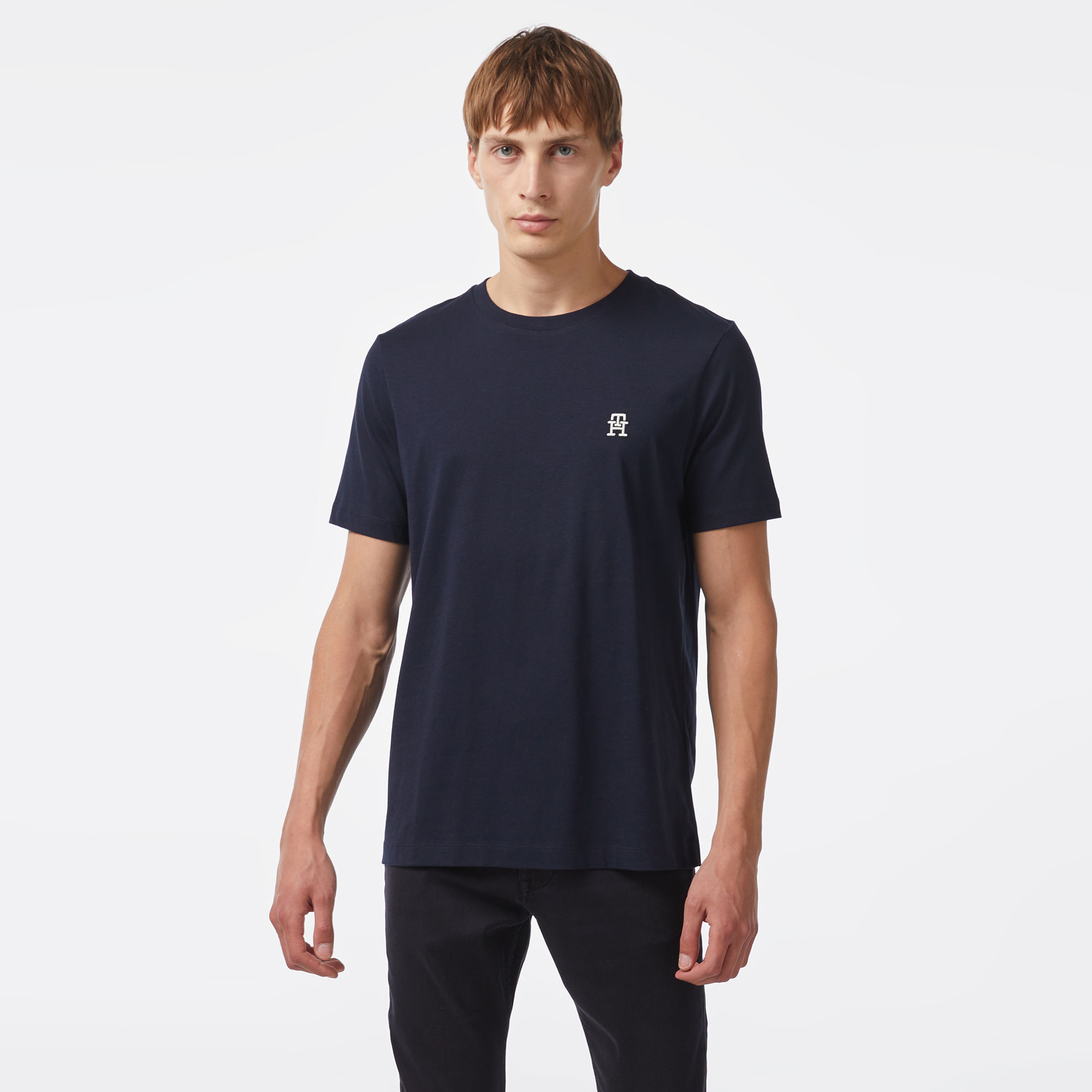 Tommy Hilfiger Erkek Mavi Tshirt