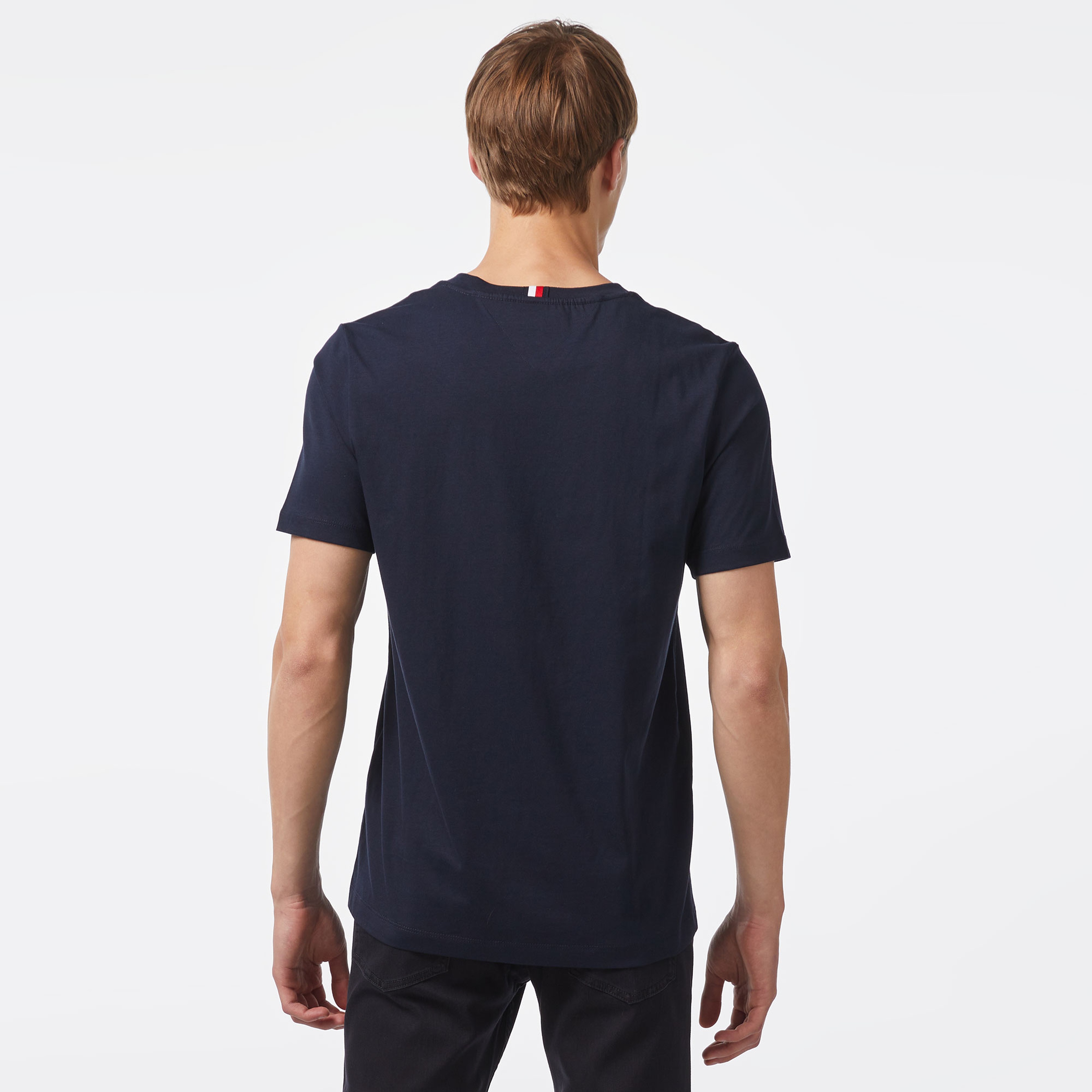 Tommy Hilfiger Erkek Mavi Tshirt