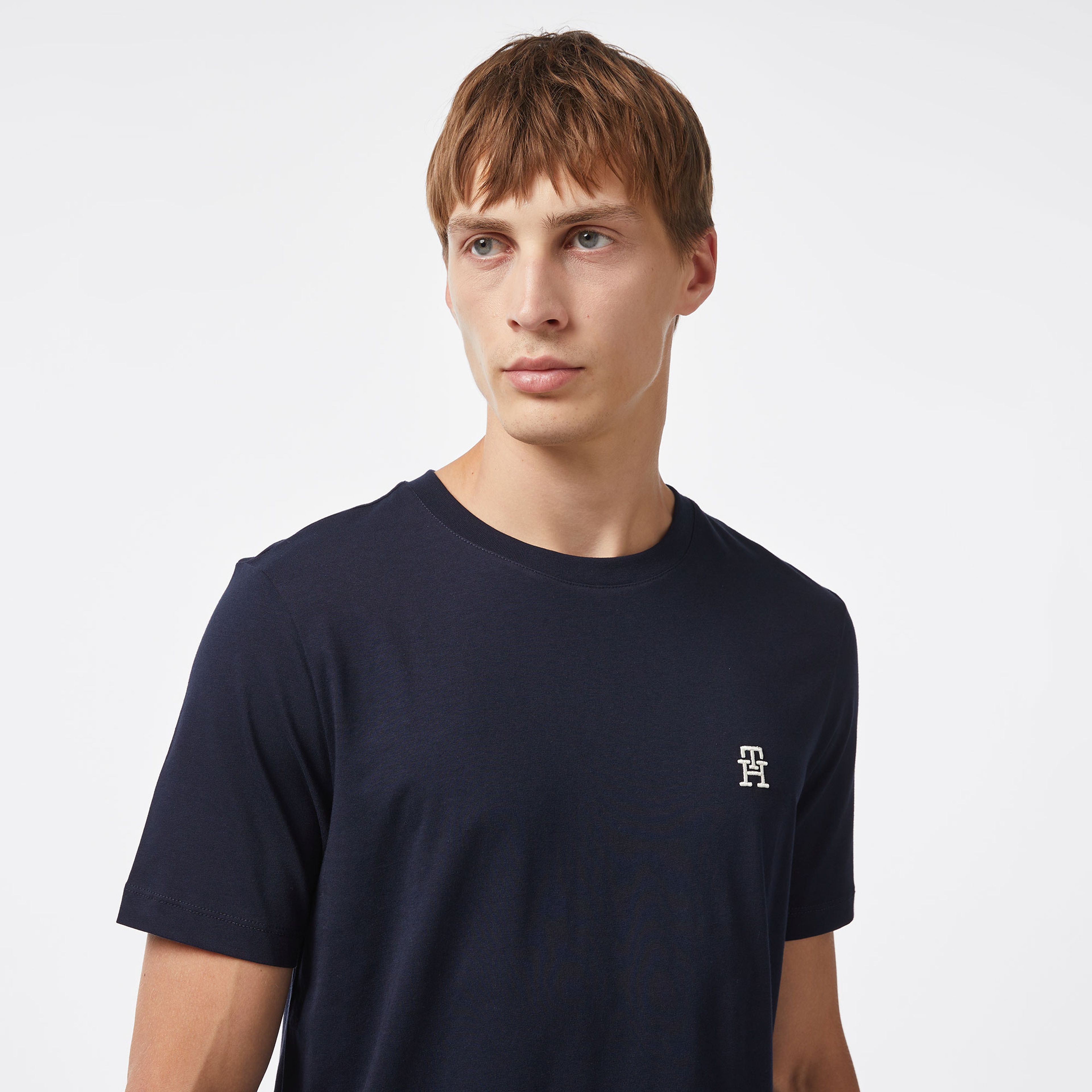Tommy Hilfiger Erkek Mavi Tshirt