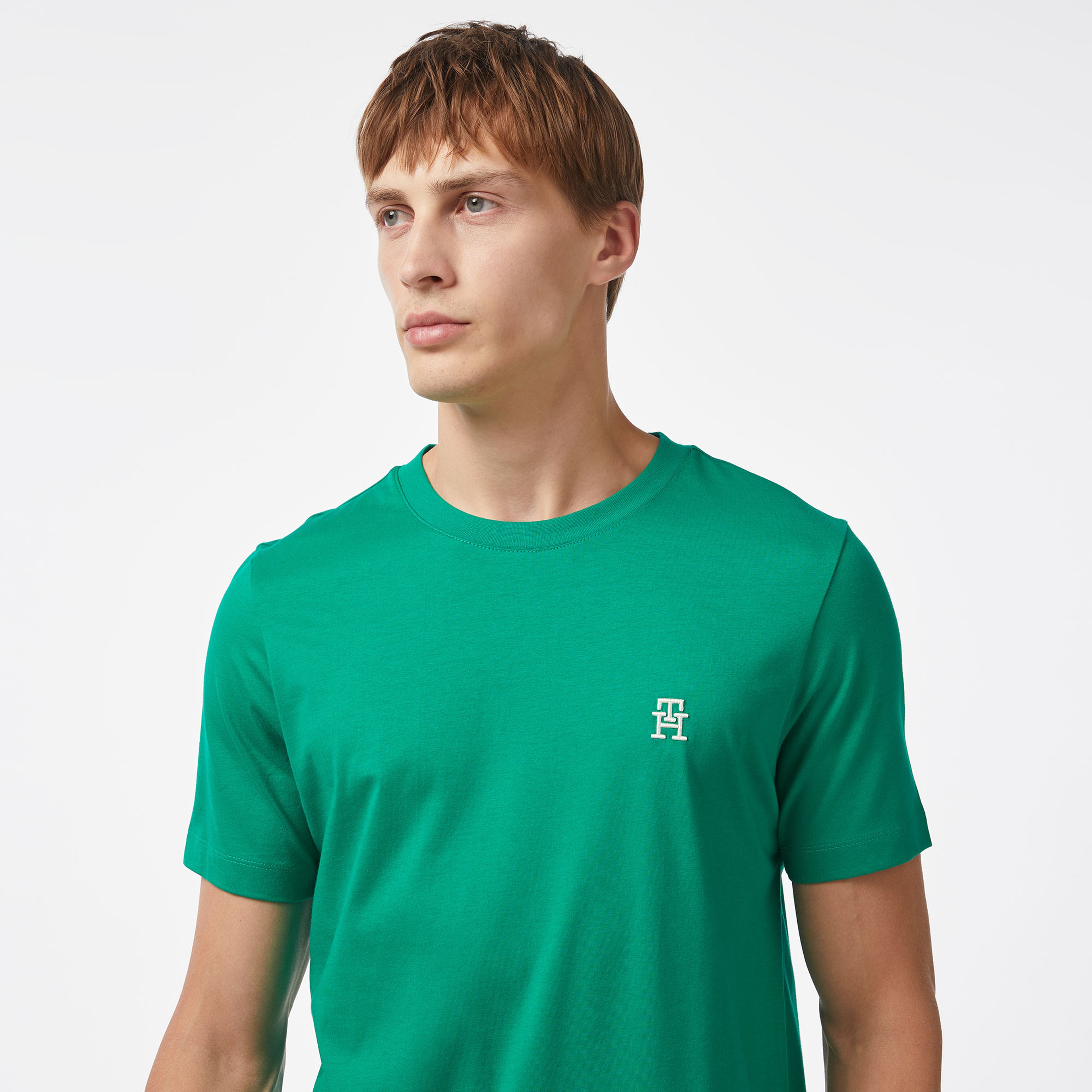 Tommy Hilfiger Erkek Yeşil Tshirt