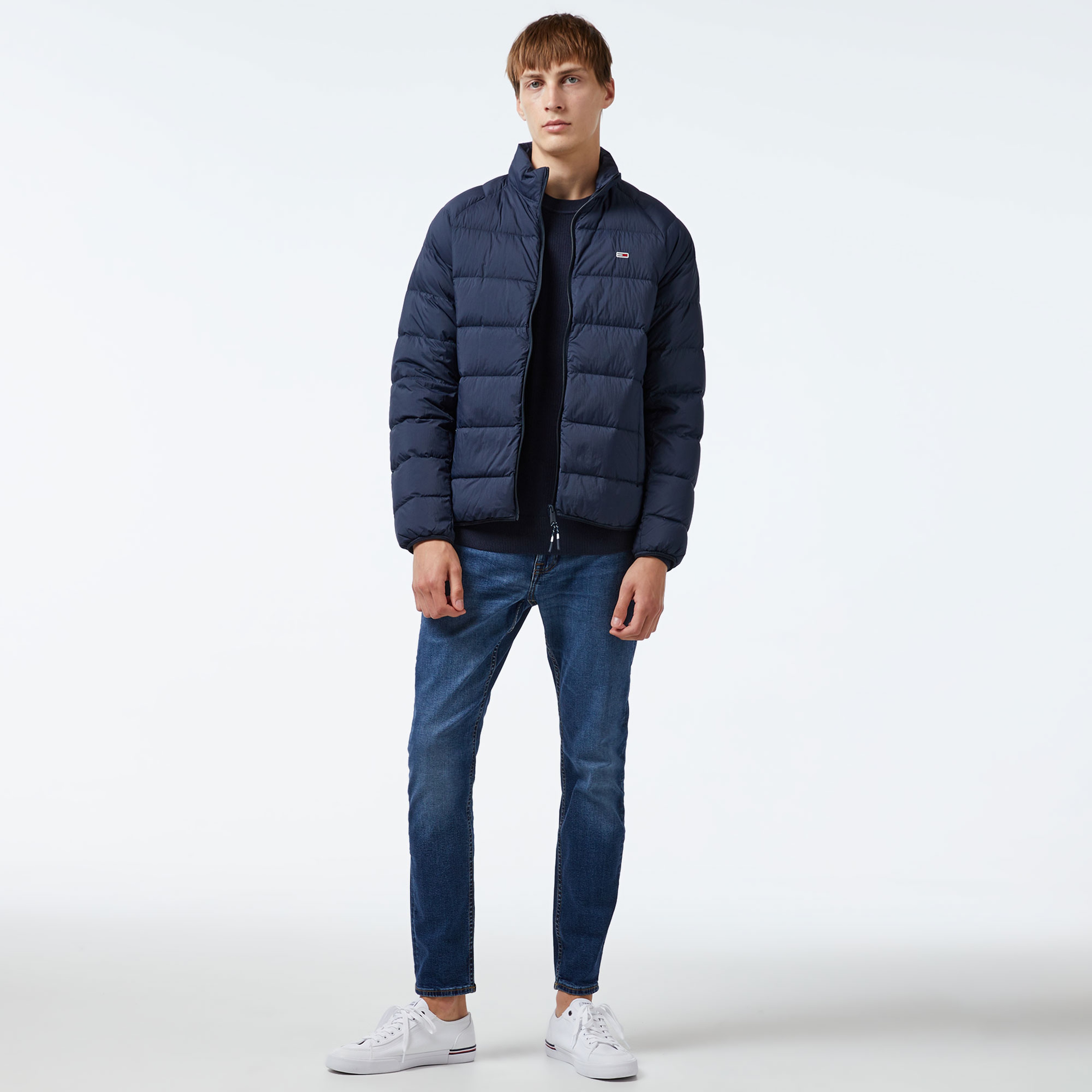 Tommy Hilfiger Erkek Mavi Mont