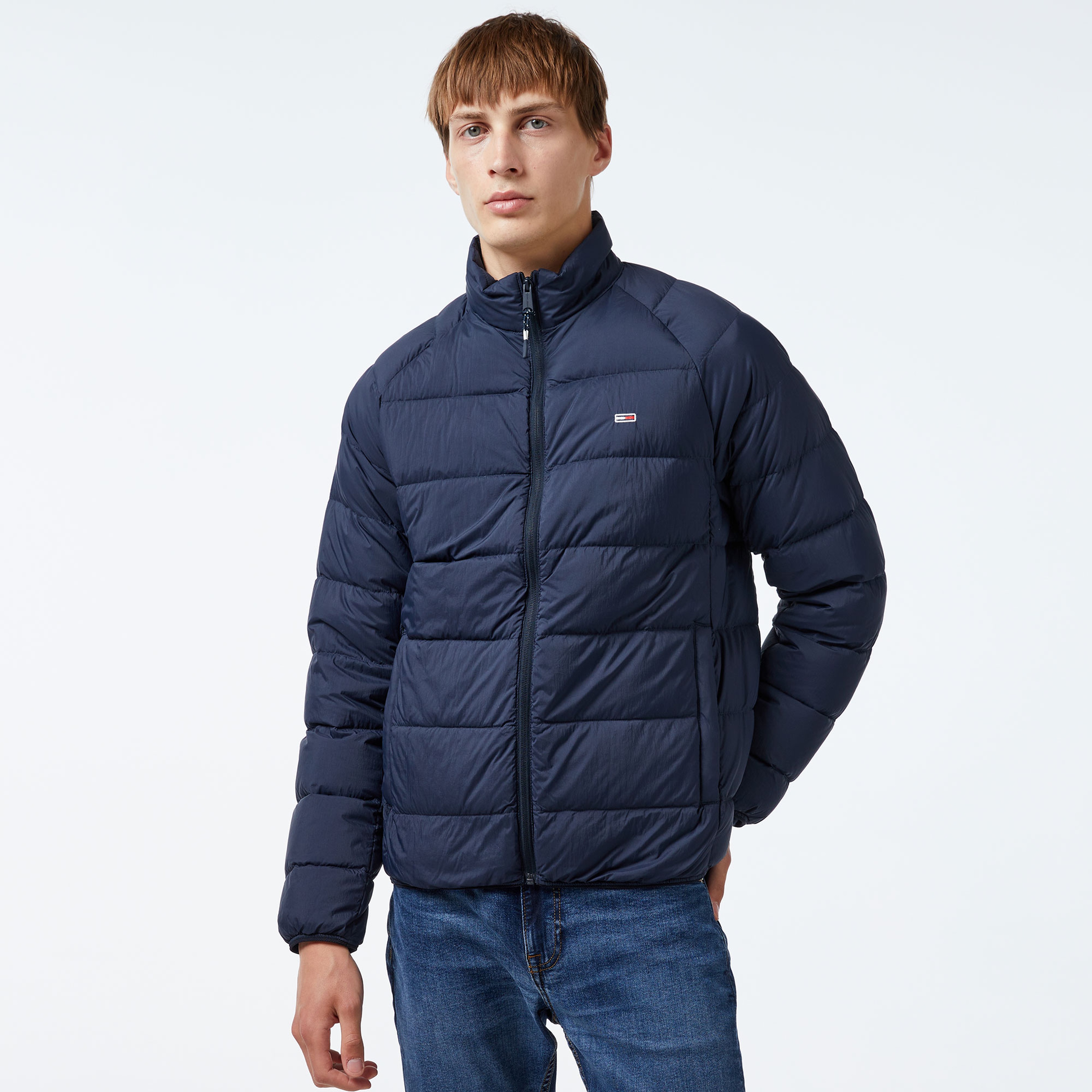 Tommy Hilfiger Erkek Mavi Mont
