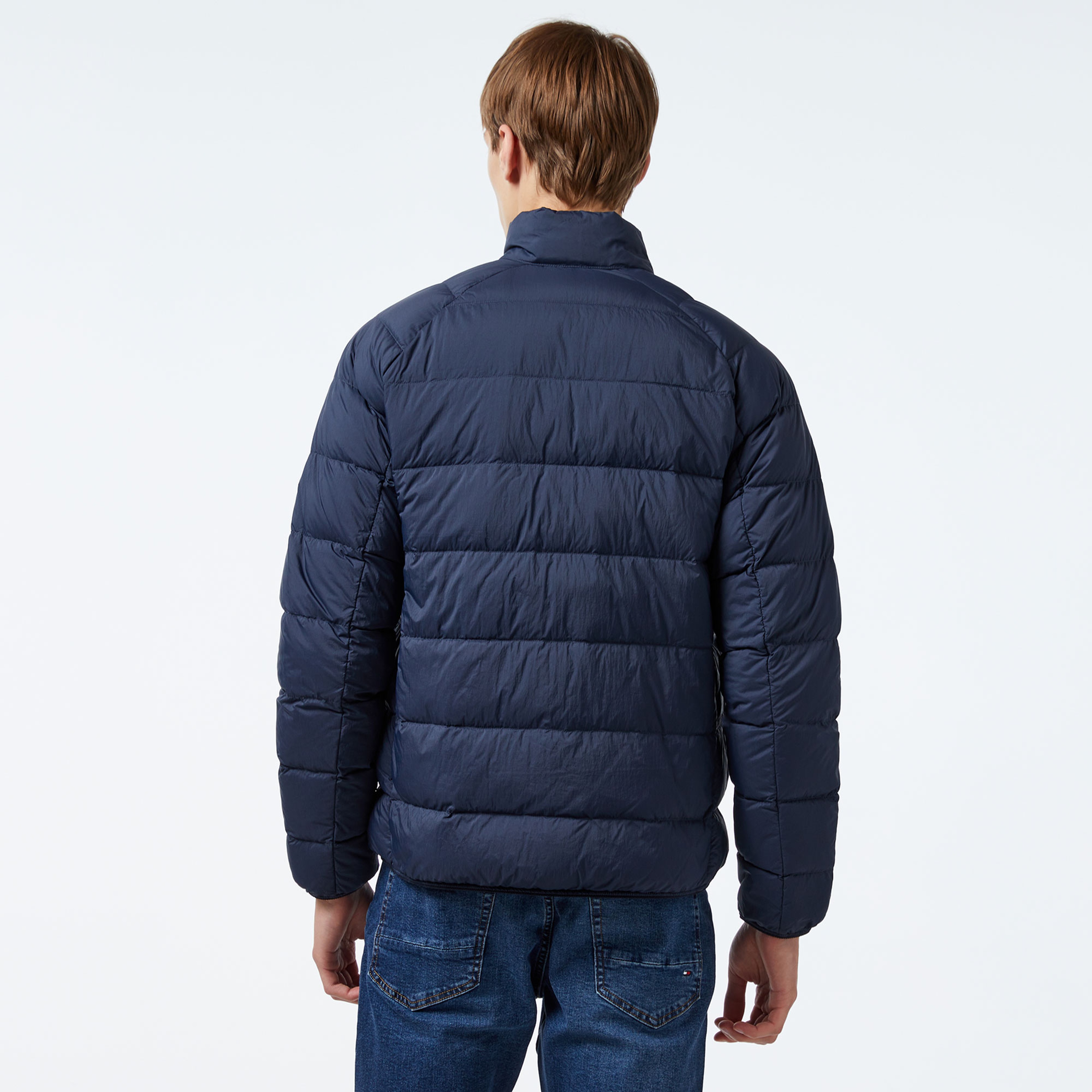 Tommy Hilfiger Erkek Mavi Mont
