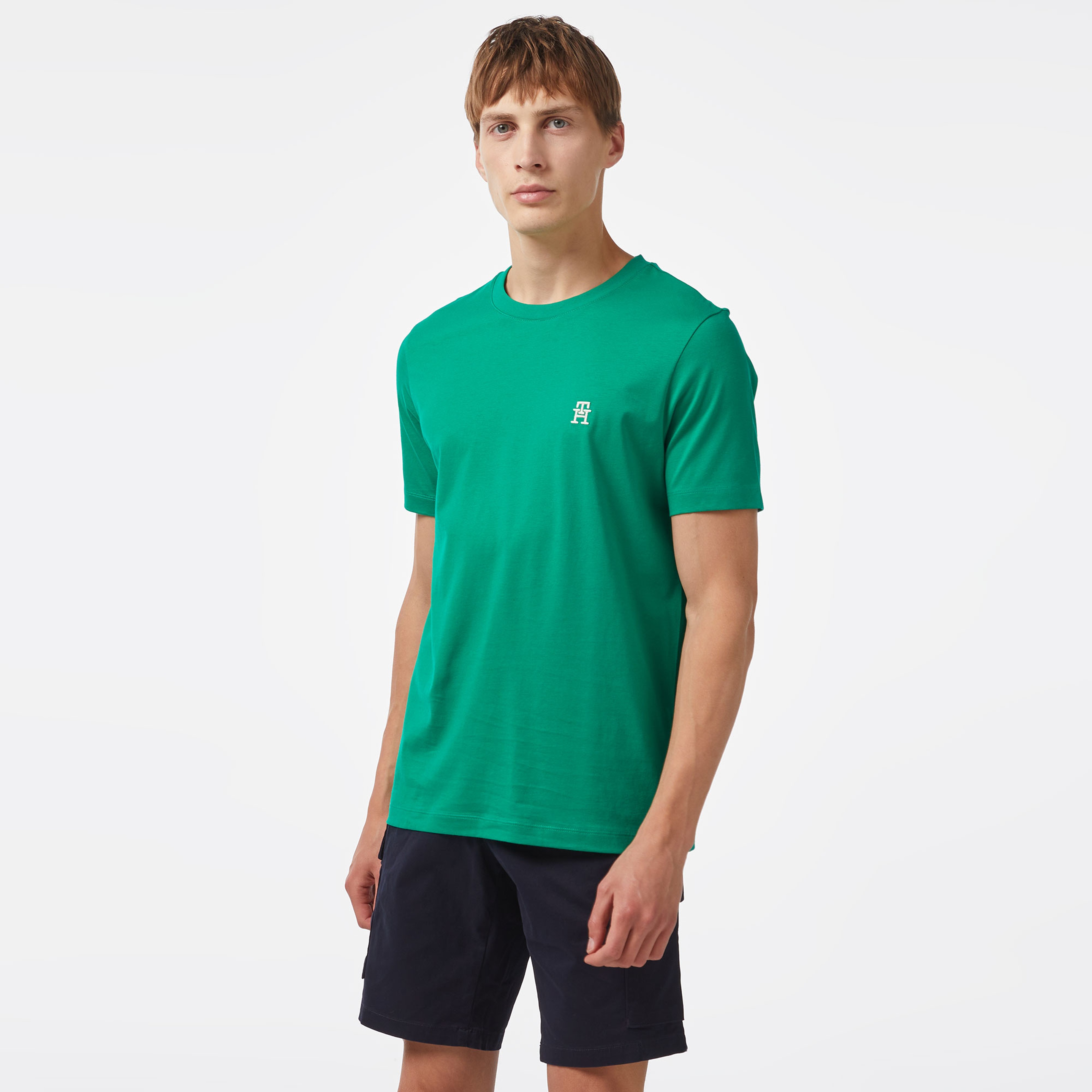 Tommy Hilfiger Erkek Yeşil Tshirt