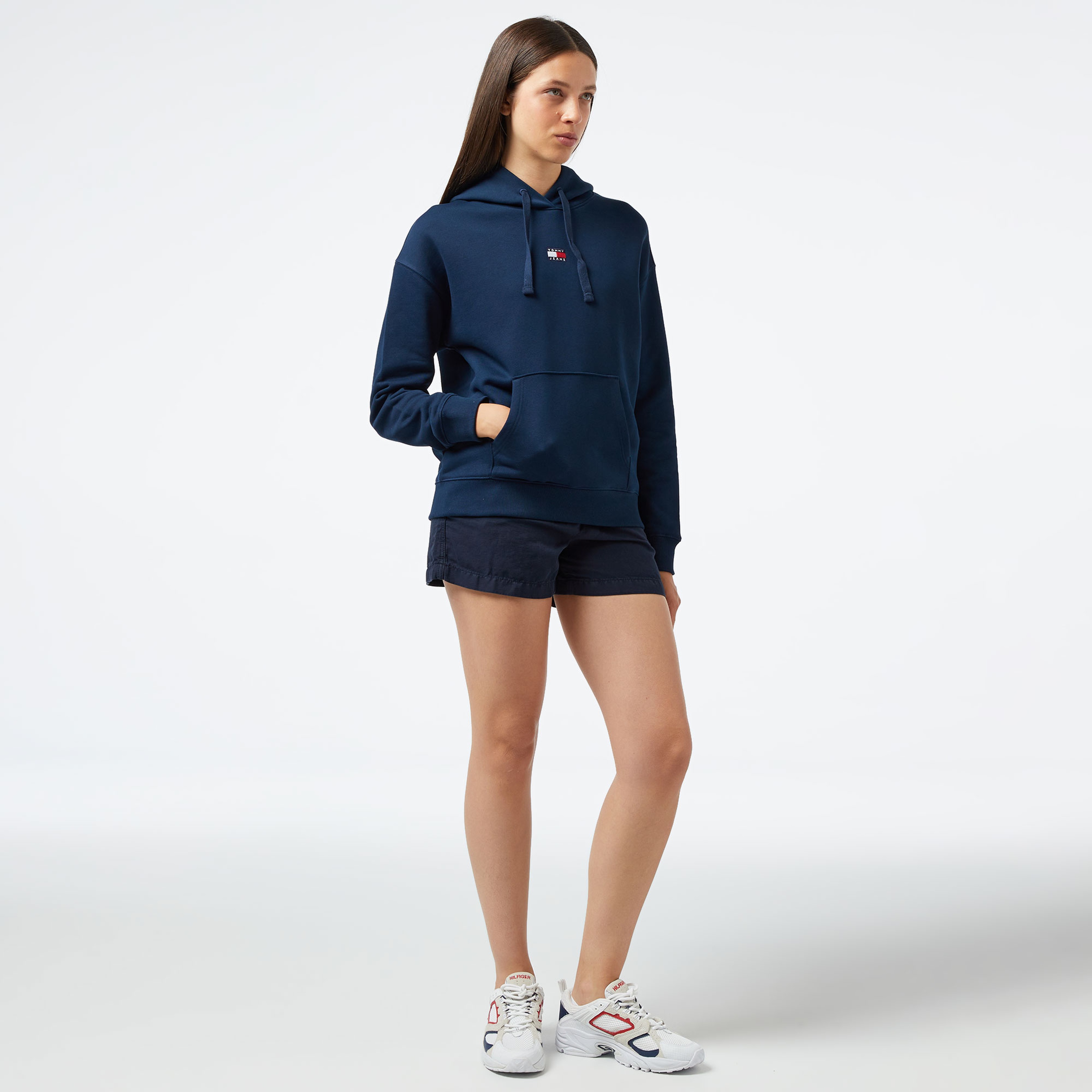 Tommy Hilfiger Kadın Mavi Sweatshirt